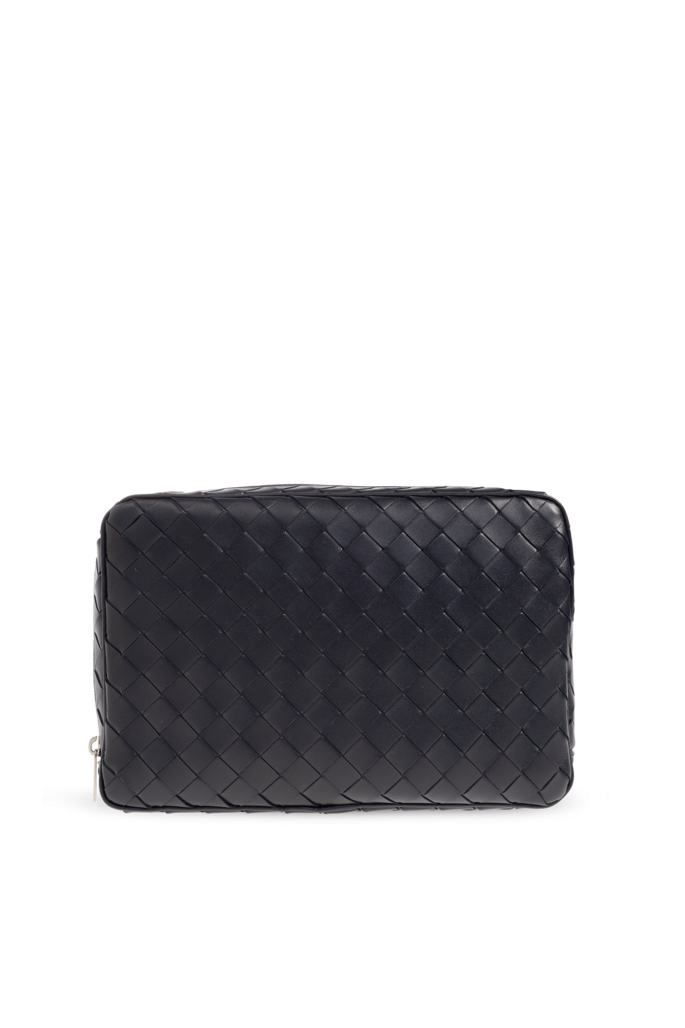 Bottega Veneta Skórzana Torba Do Ręki, Mężczyźni, Granatowy