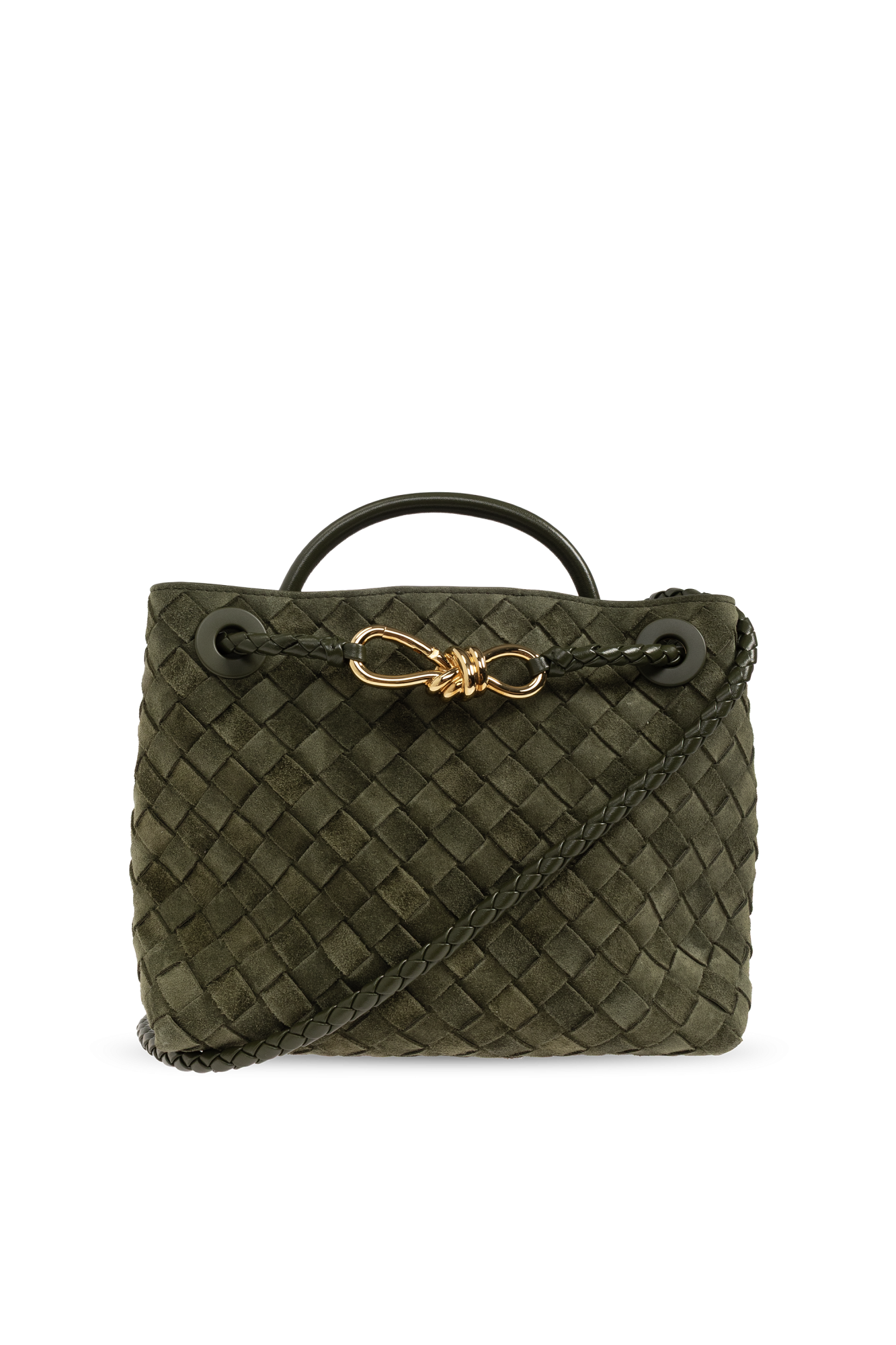 Bottega Veneta Torba `Andiamo Small`, Kobiety, Zielony
