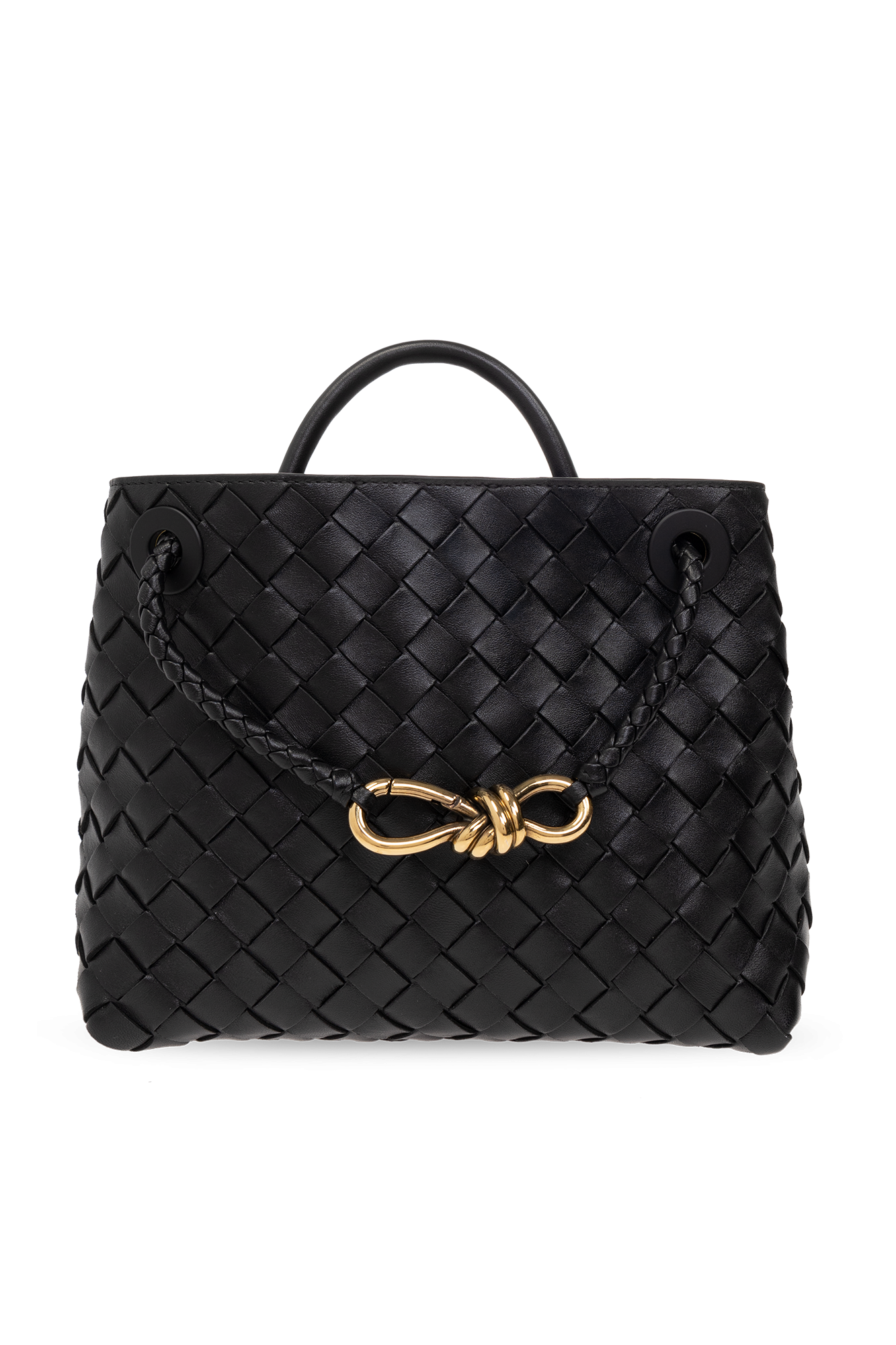 Bottega Veneta Torba Na Ramię ’Andiamo Small’, Kobiety, Czarny
