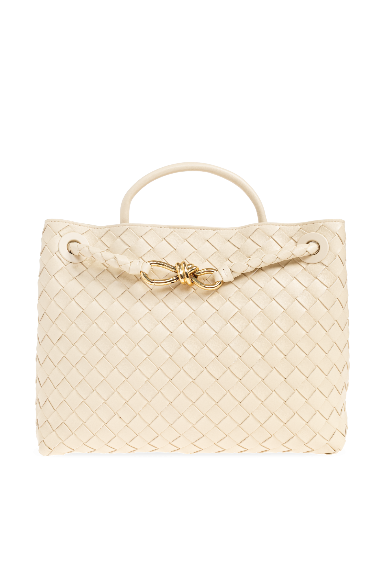 Bottega Veneta Torba '‘Andiamo Medium’, Kobiety, Kremowy