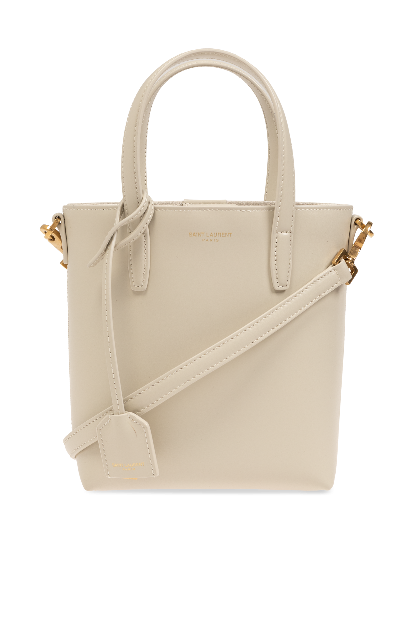 Saint Laurent Torba Na Ramię ‘Mini Toy’, Kobiety, Kremowy