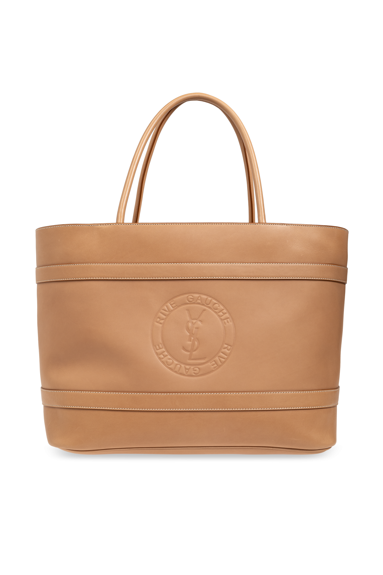 Saint Laurent Torba `Rive Gauche` Typu `shopper`, Mężczyźni, Beżowy