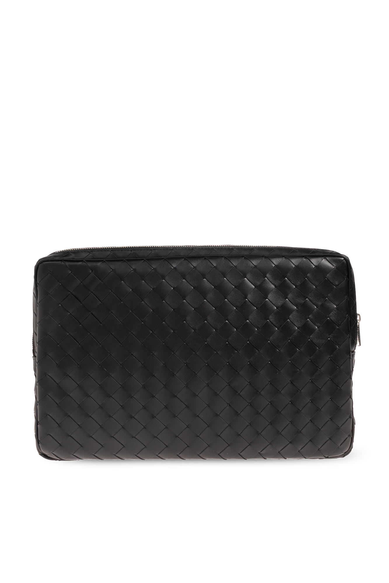 Bottega Veneta Torba Do Ręki Z Plecionką ‘Intrecciato’, Mężczyźni, Czarny