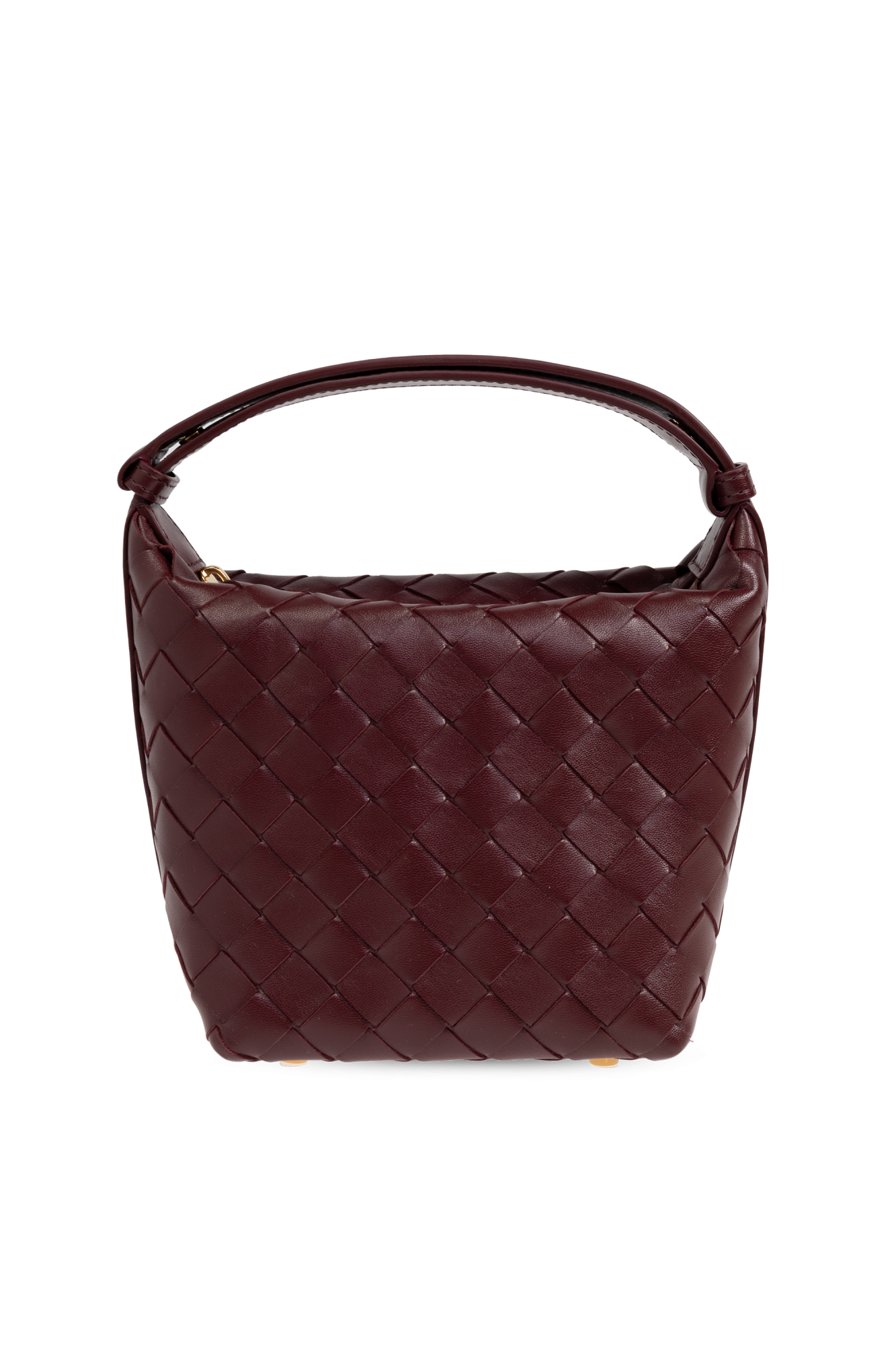 Bottega Veneta Torba Do Ręki `Wallace Micro`, Kobiety, Bordo