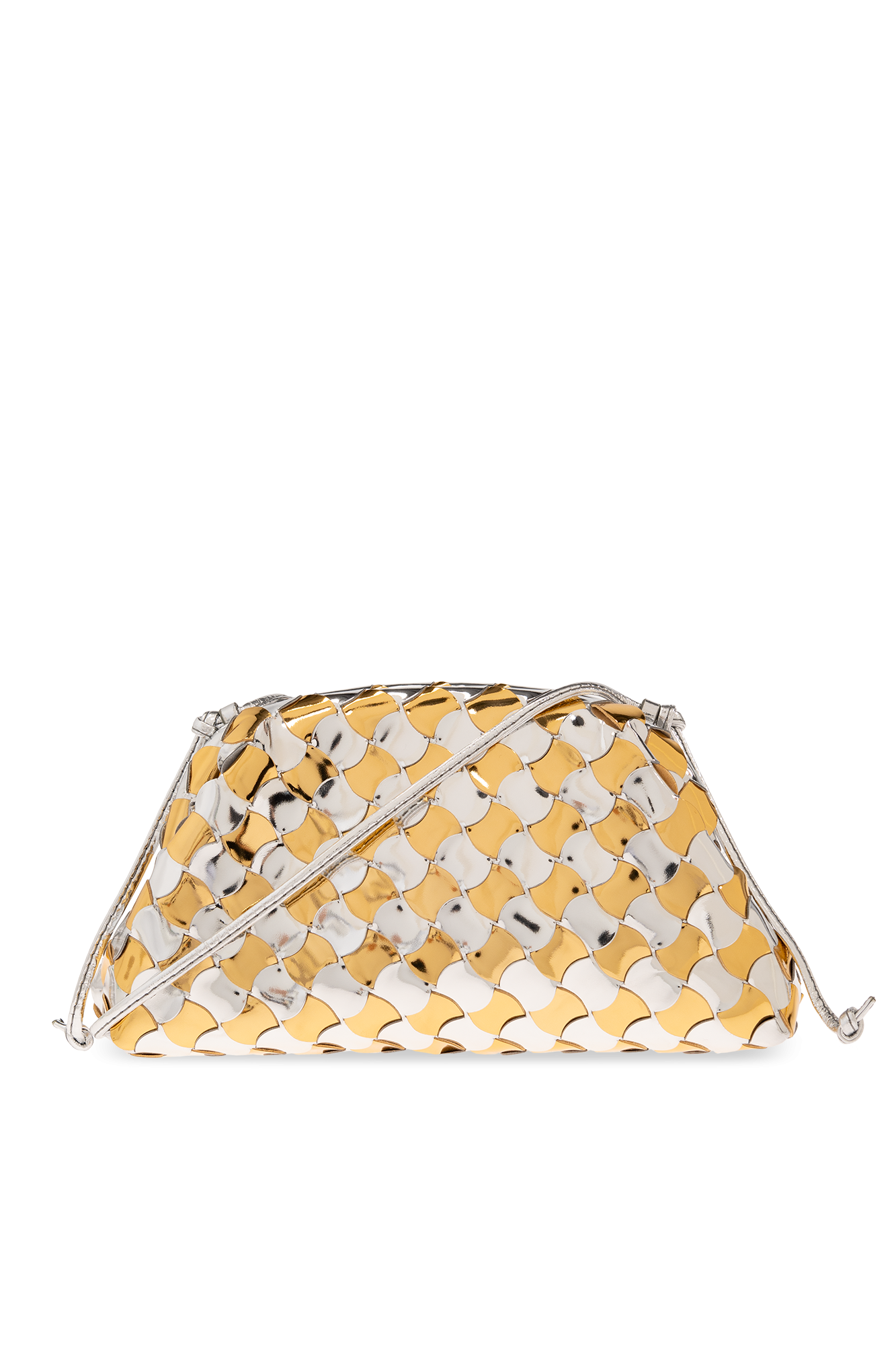 Bottega Veneta Torba Na Ramię ‘Pouch Mini’, Kobiety, Złoty