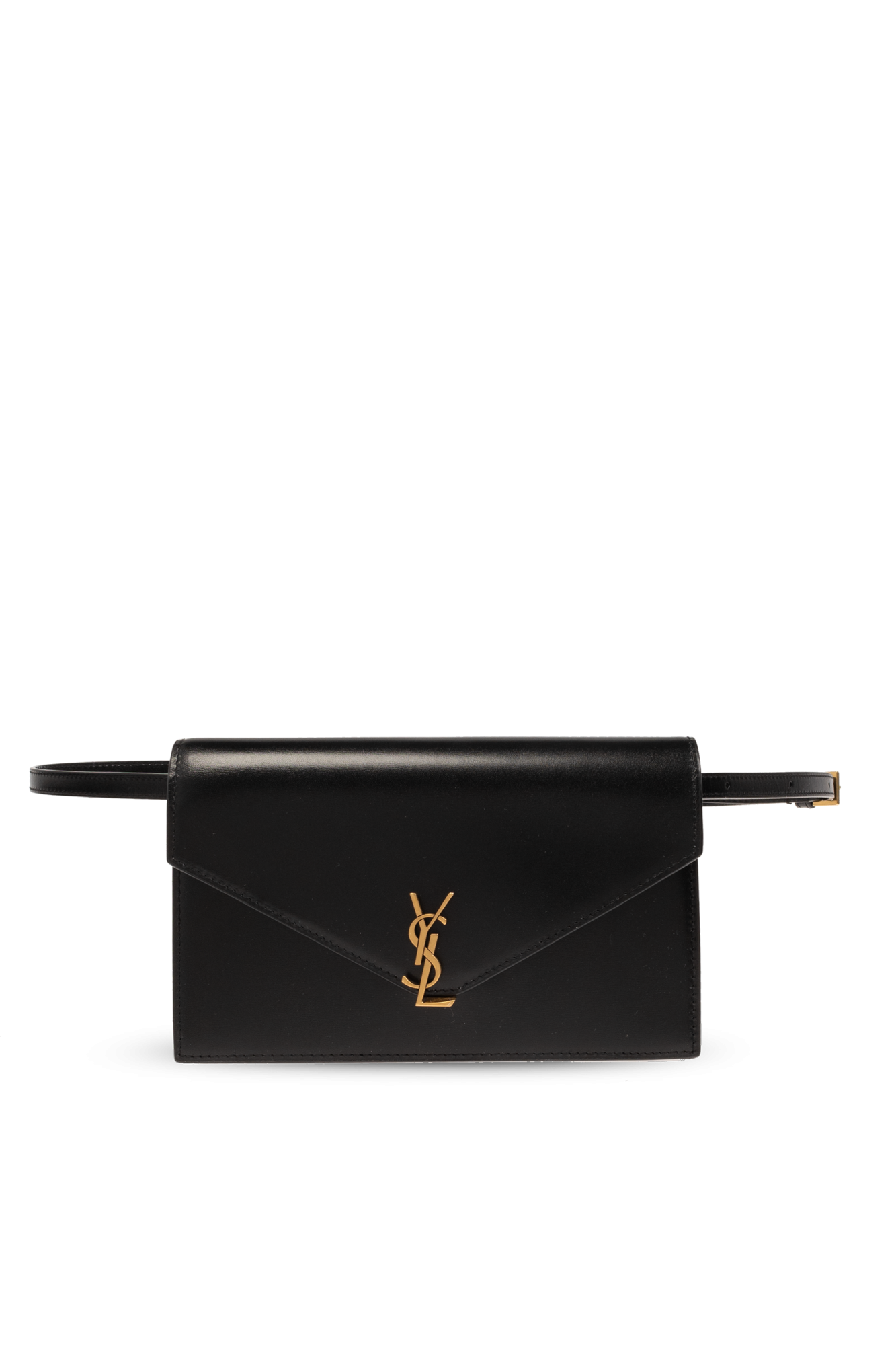 Saint Laurent Torba Na Pas ‘Mini Envelope’, Kobiety, Czarny