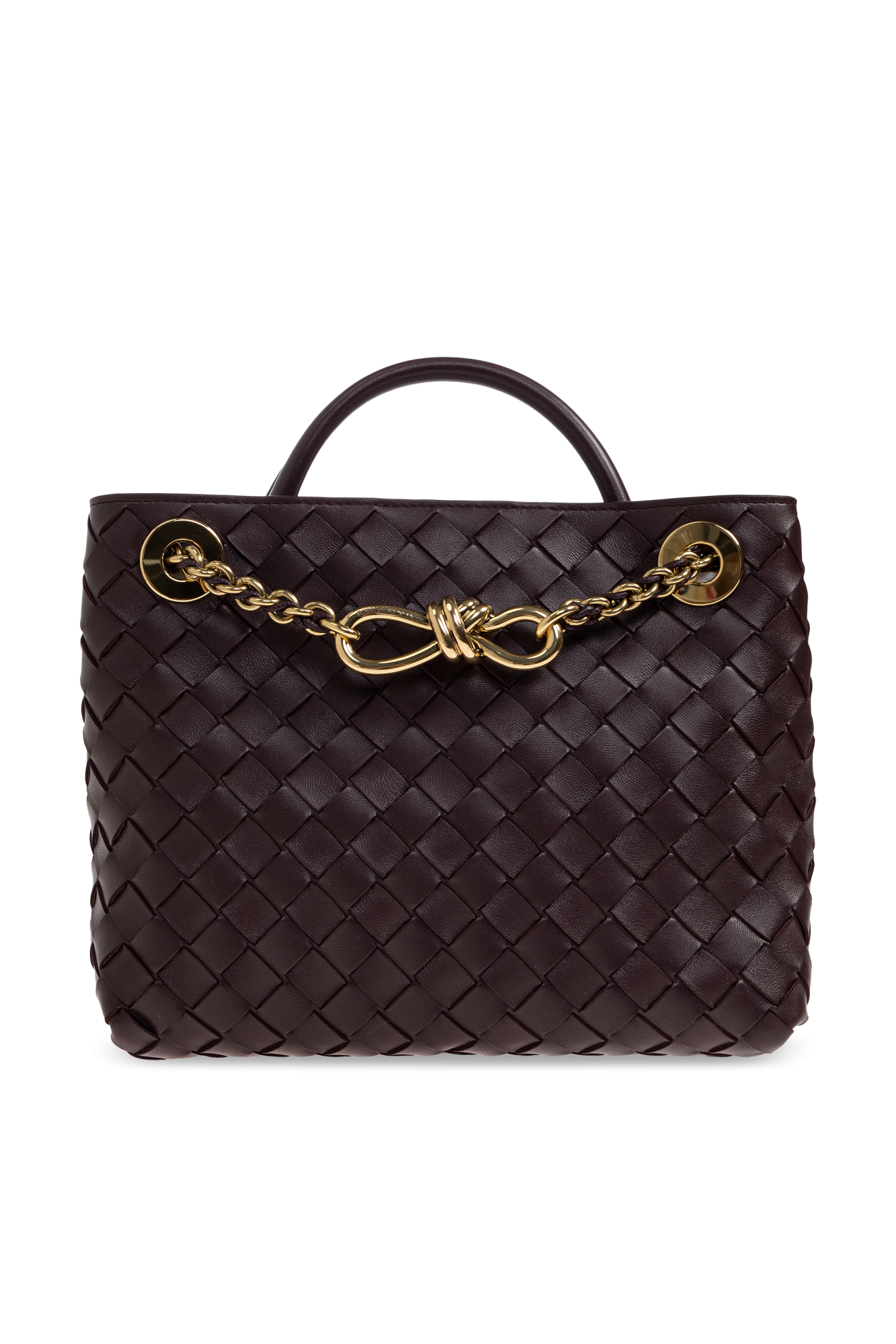 Bottega Veneta Torba Na Ramię `Andiamo Small`, Kobiety, Bordo