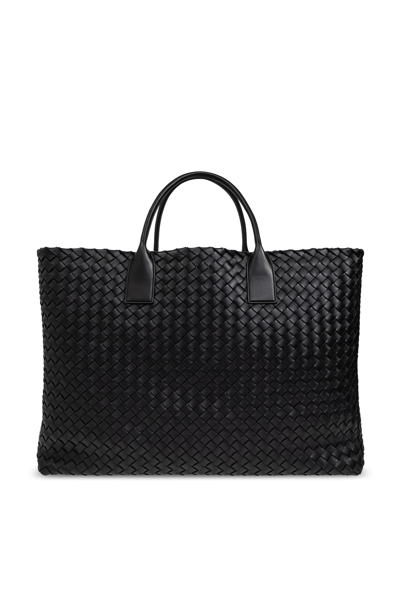 Bottega Veneta Skórzana Torba `Maxi Cabat`, Mężczyźni, Czarny