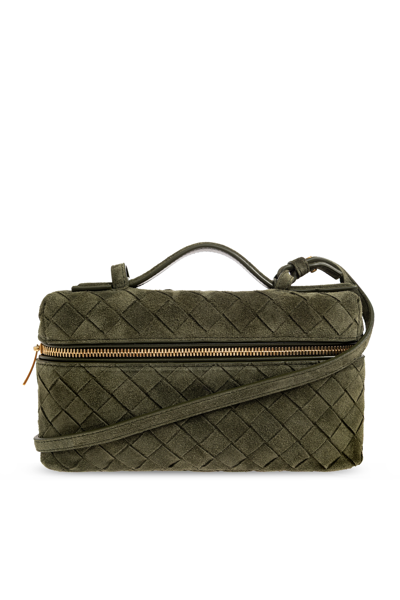 Bottega Veneta Zamszowa Torba ‘Bang Bang’, Kobiety, Zielony