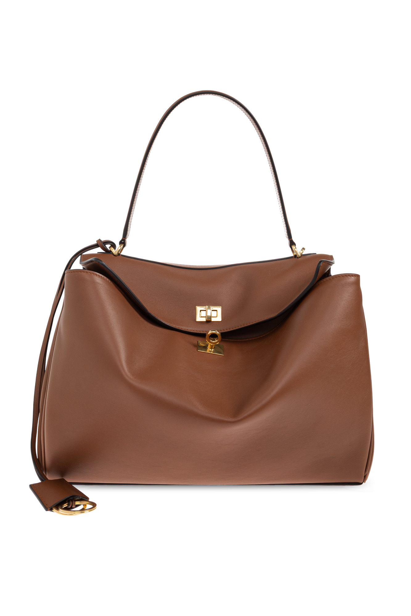 Balenciaga Torba Do Ręki ‘Rodeo Medium’, Kobiety, Brązowy