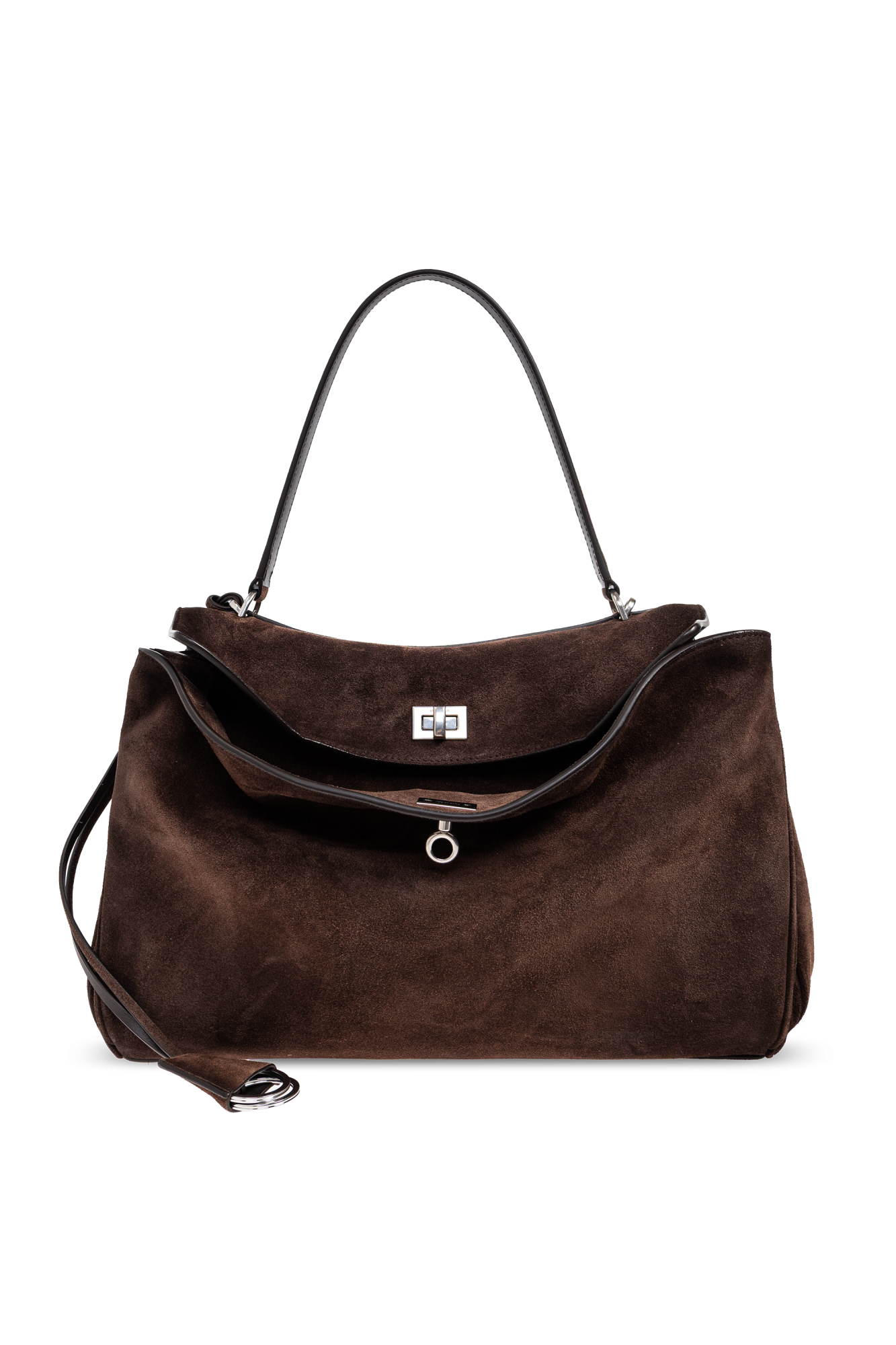 Balenciaga Torba Na Ramię `Rodeo Top M`, Kobiety, Brązowy