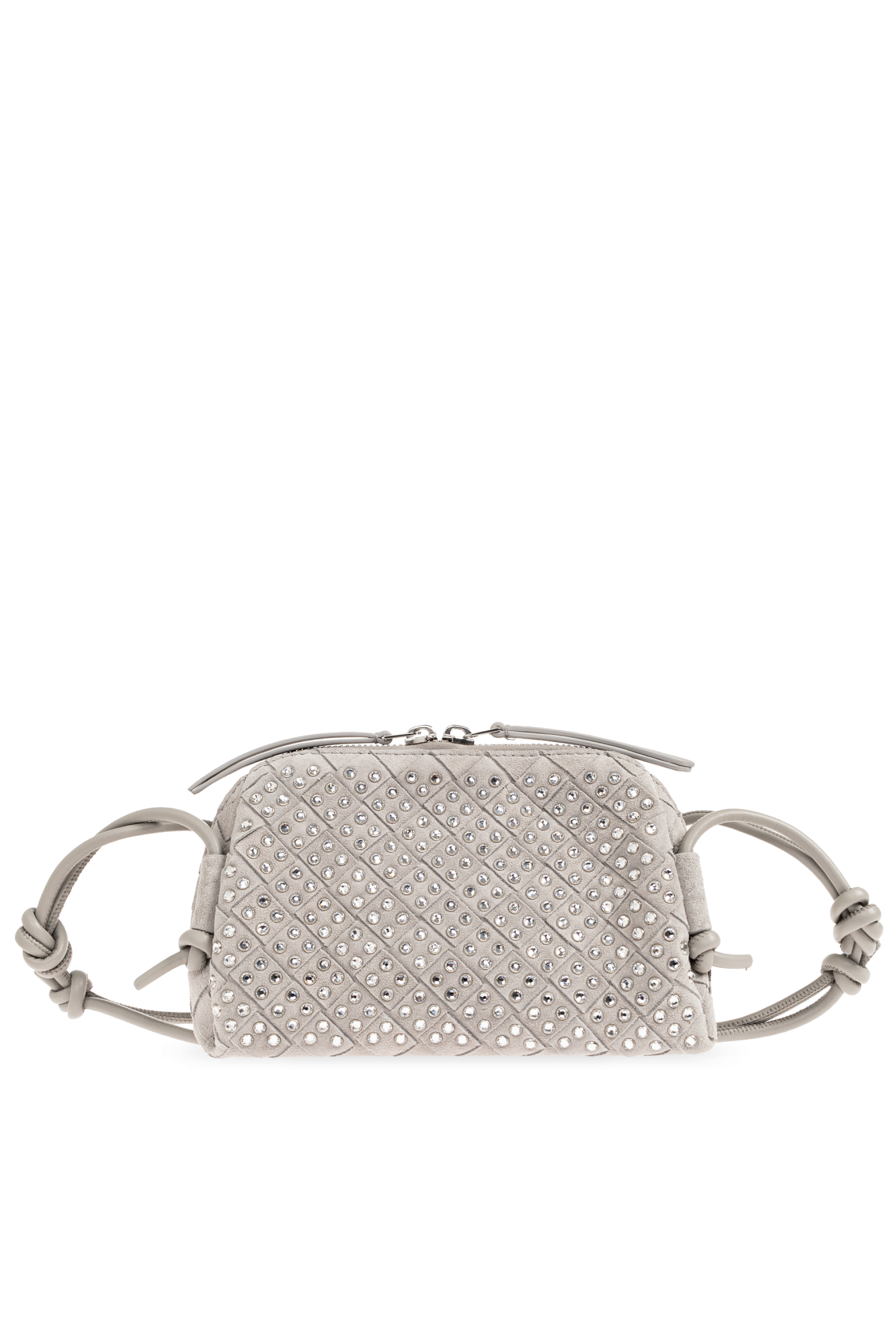 Bottega Veneta Zamszowa Torba `Concert`, Kobiety, Szary