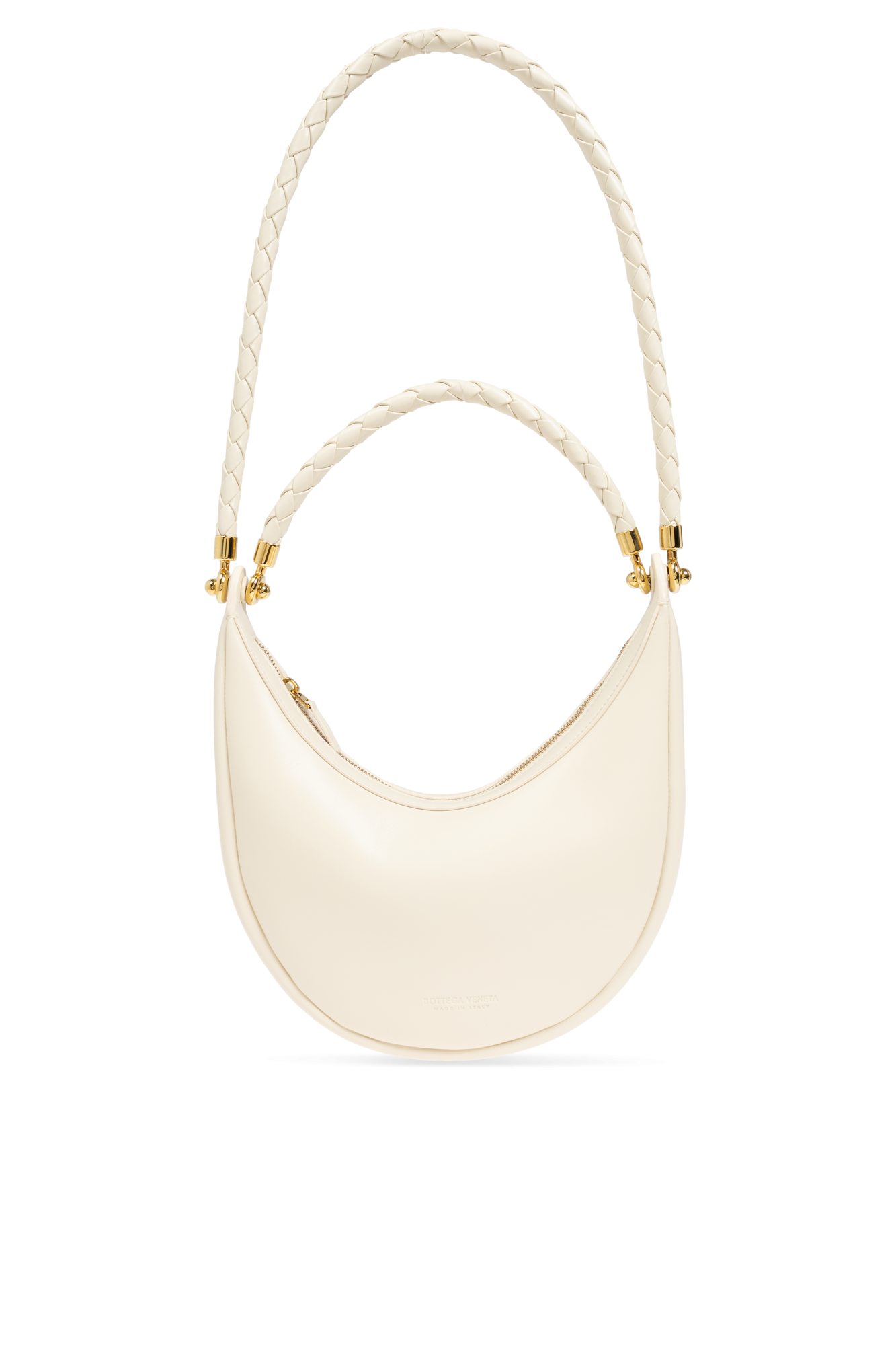 Bottega Veneta Torba Na Ramię `Hula-hop`, Kobiety, Kremowy