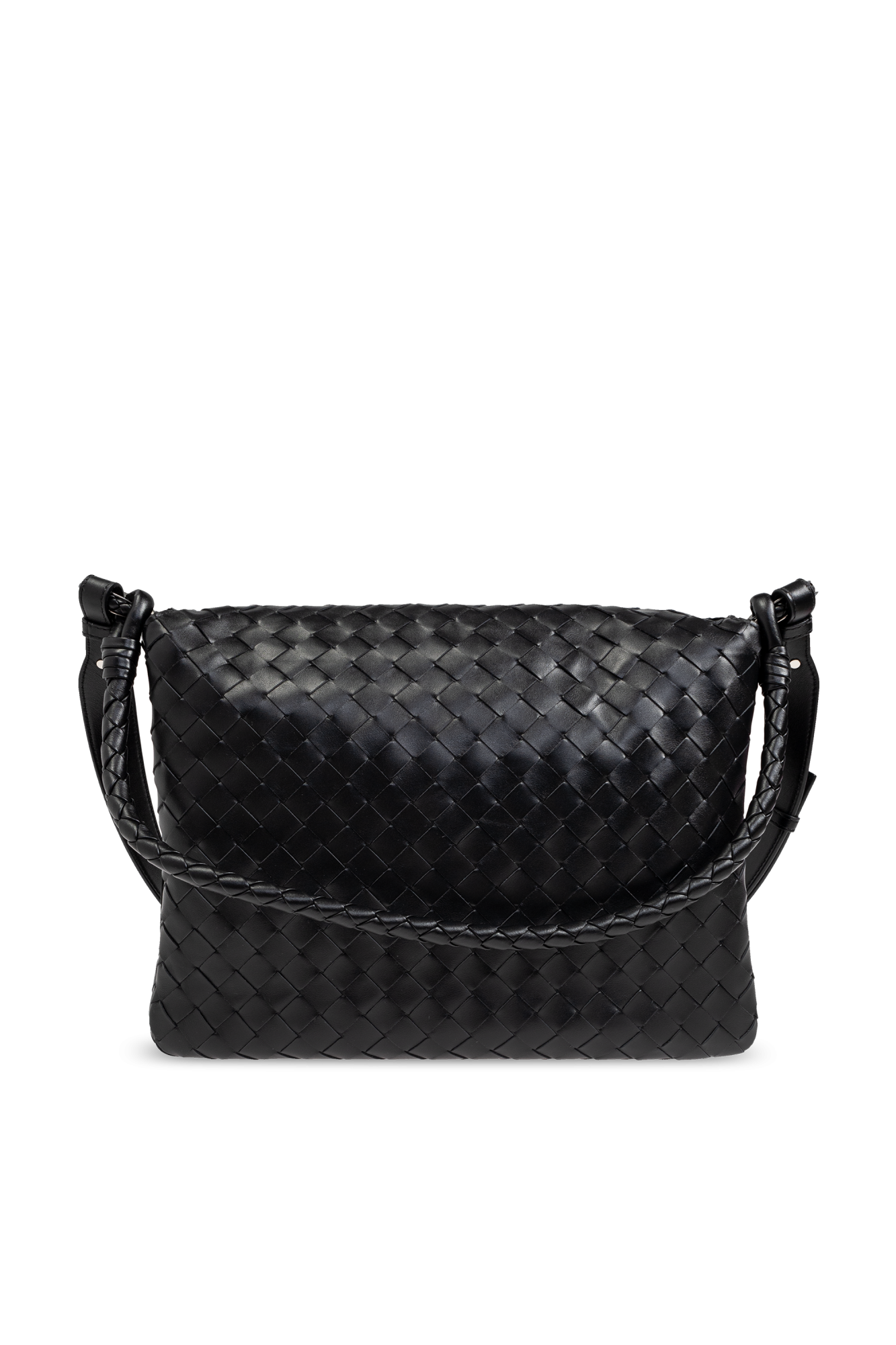 Bottega Veneta Torba Na Ramię, Mężczyźni, Czarny