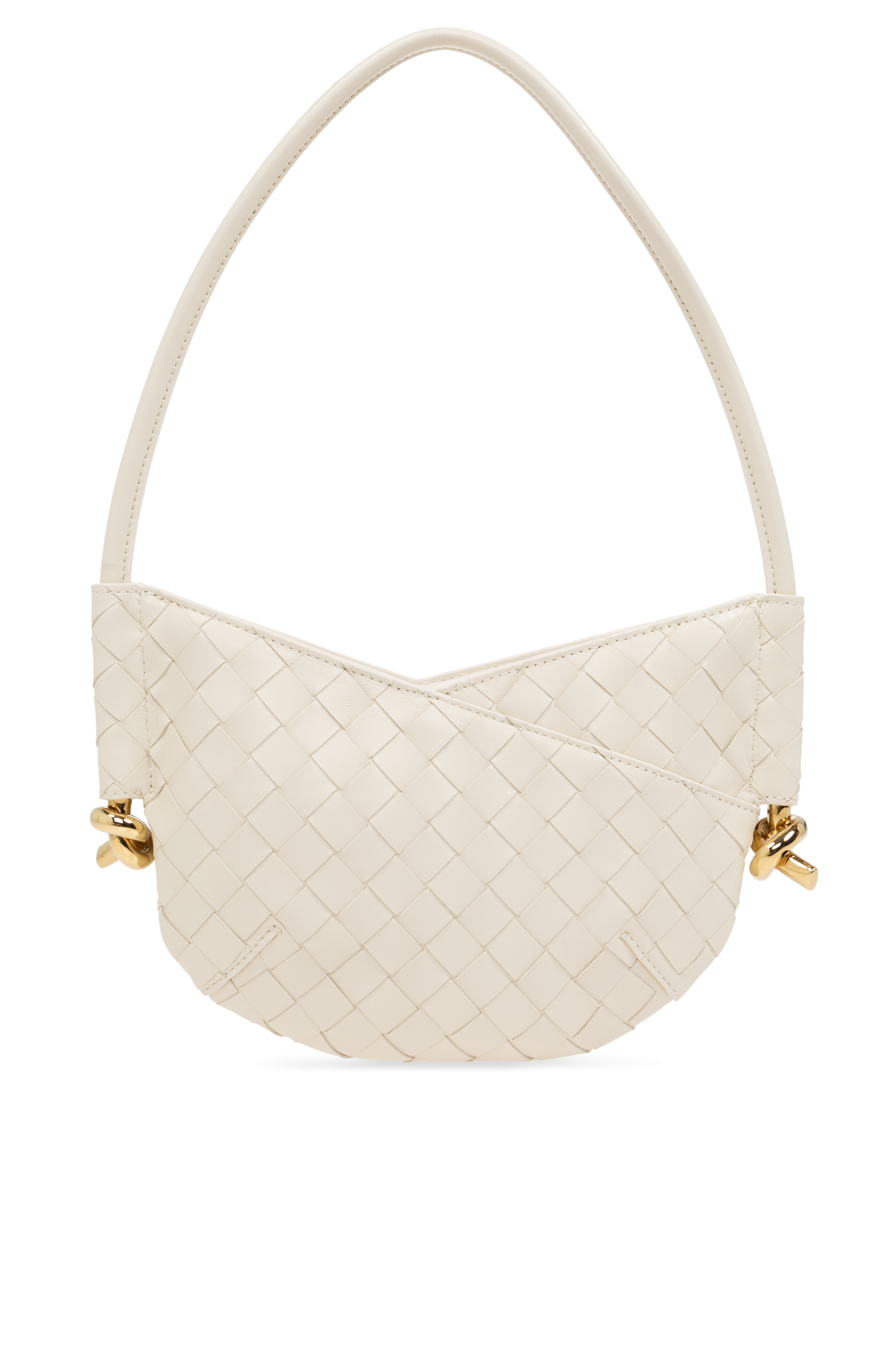 Bottega Veneta Torba Na Ramię ‘Solstice Mini’, Kobiety, Kremowy