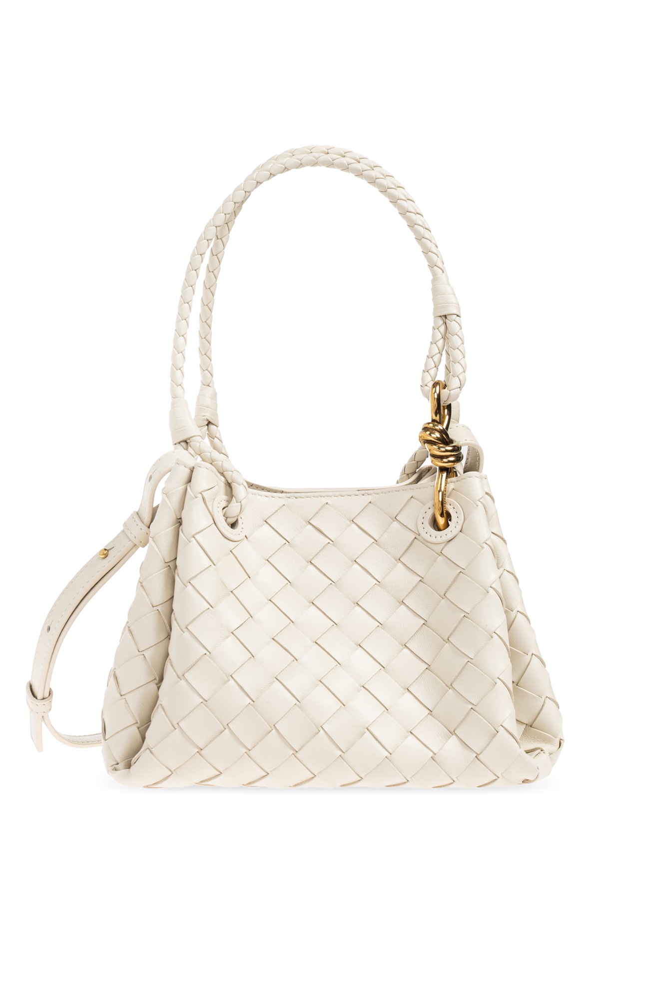 Bottega Veneta Torba Do Ręki ‘Parachute Small’, Kobiety, Kremowy
