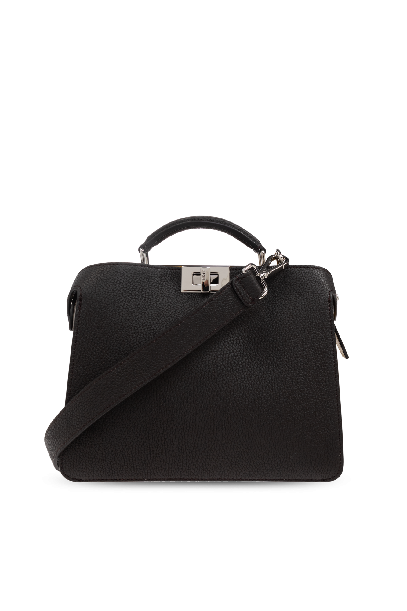 Fendi Skórzana Torba, Mężczyźni, Brązowy