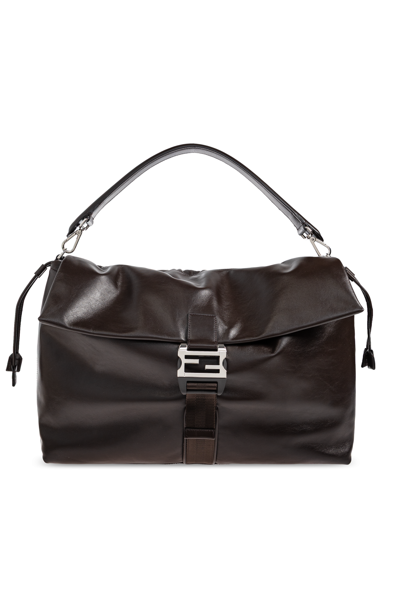 Fendi Torba Na Ramię `Flux Maxi Messenger`, Mężczyźni, Brązowy