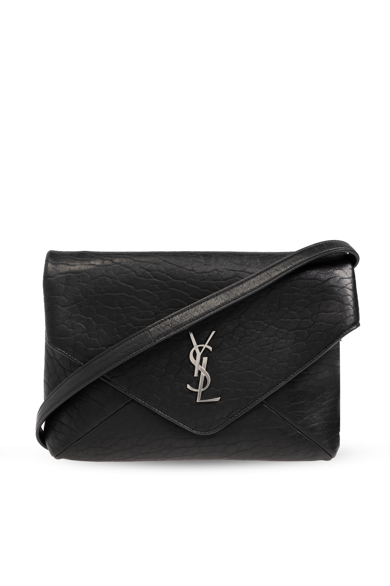 Saint Laurent Torba Na Ramię `Cassandre`, Mężczyźni, Czarny