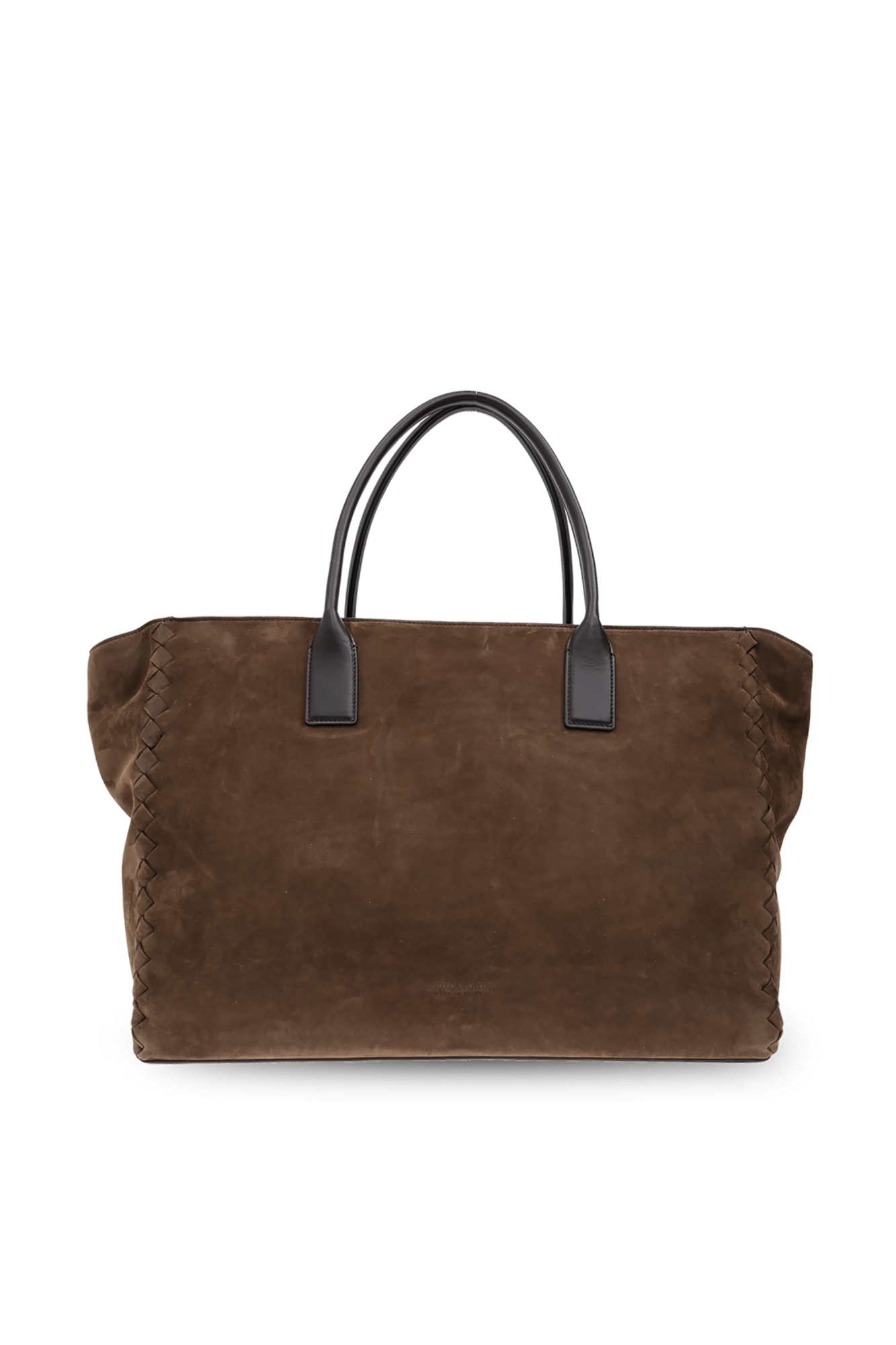 Bottega Veneta Zamszowa Torba Typu `shopper`, Mężczyźni, Brązowy
