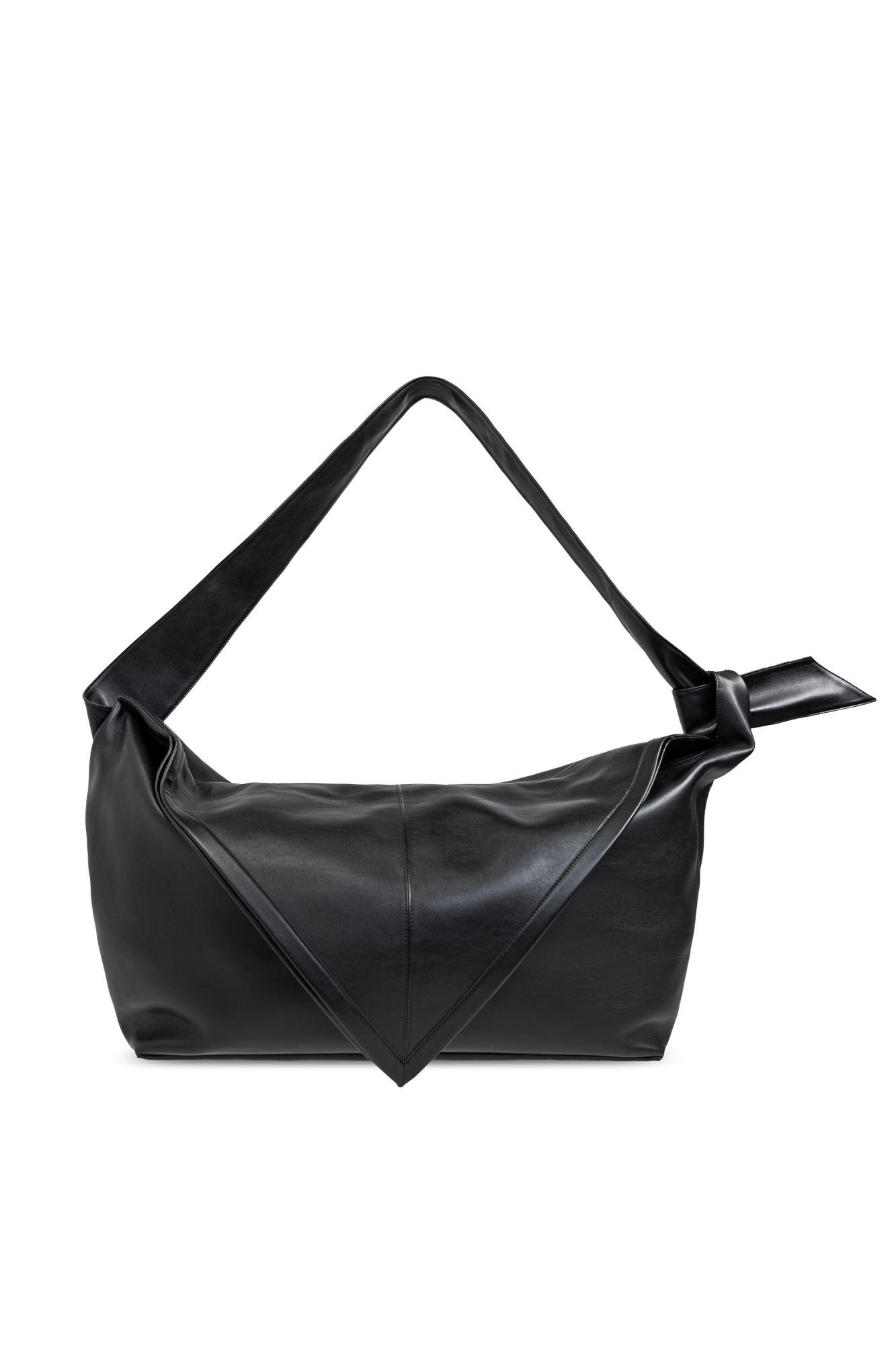 Bottega Veneta Skórzana Torba `Sawayer Large`, Mężczyźni, Czarny
