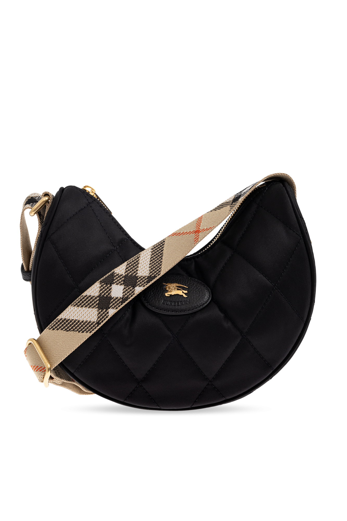 Burberry Torba Na Ramię  `Horseshoe`, Kobiety, Czarny