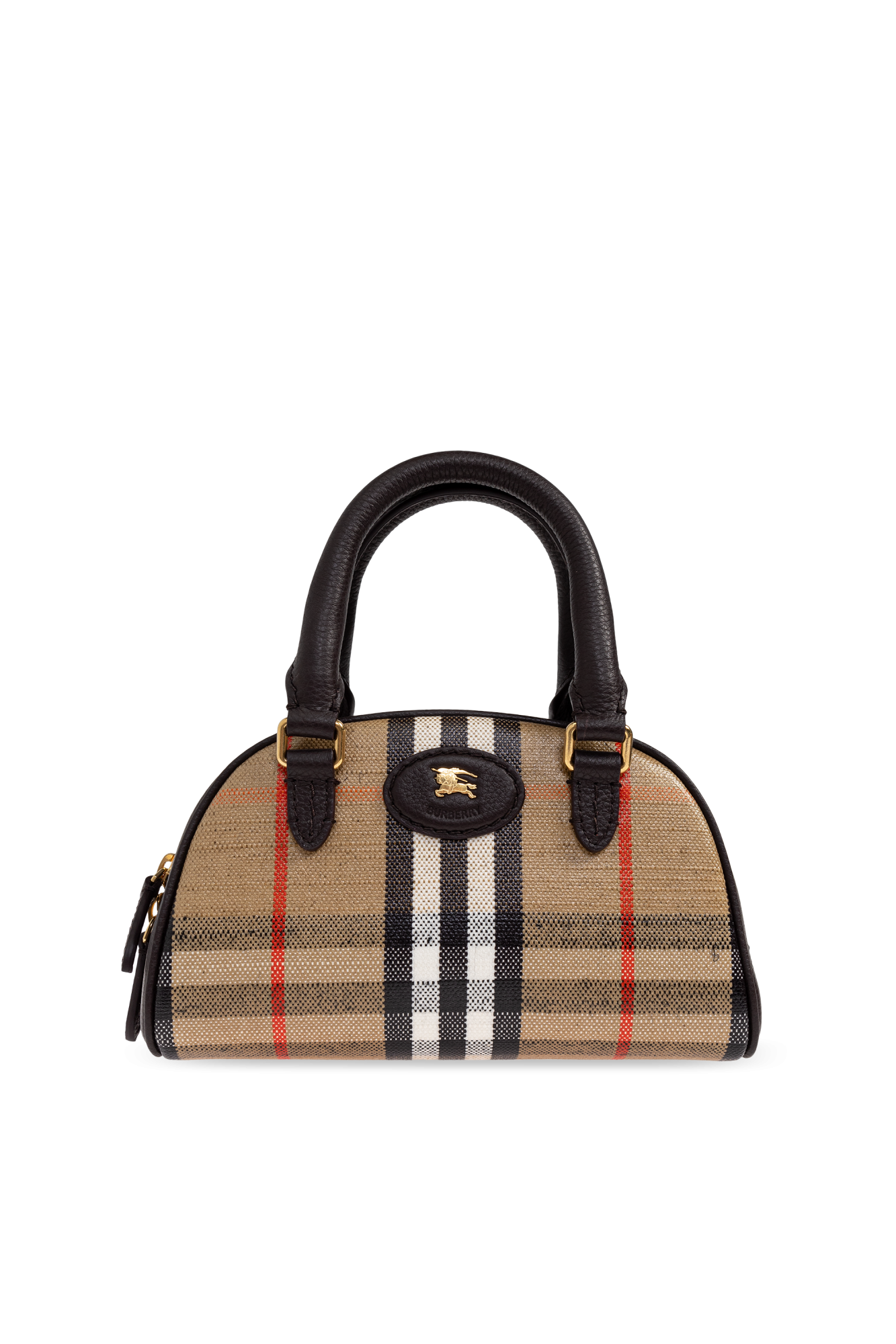 Burberry Torba Do Ręki `Highlands Mini Bowling`, Kobiety, Beżowy