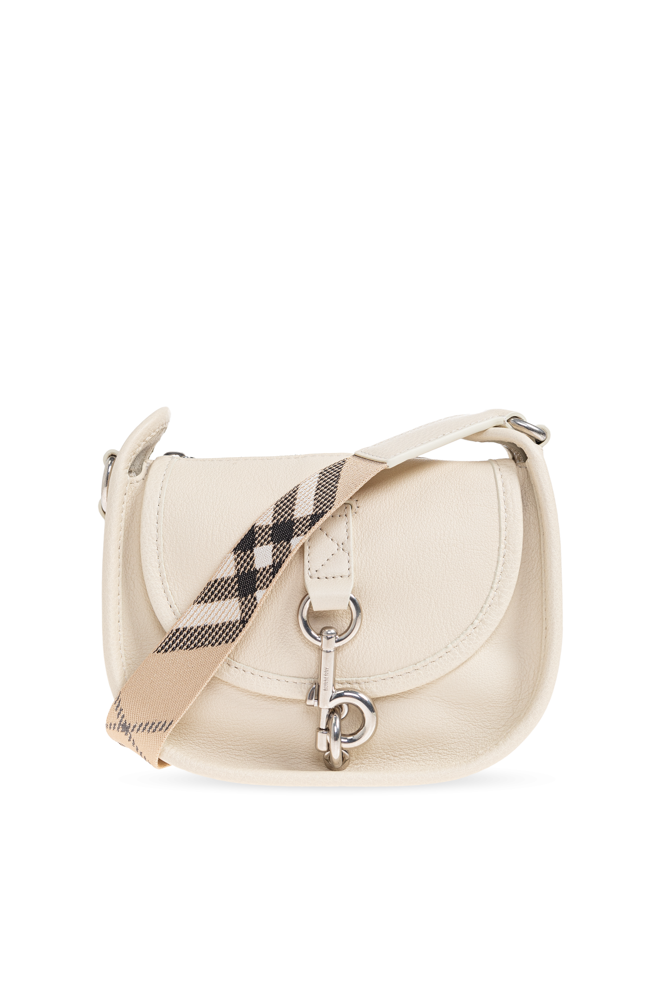 Burberry Torba Na Ramię `B Clip Mini’, Kobiety, Kremowy