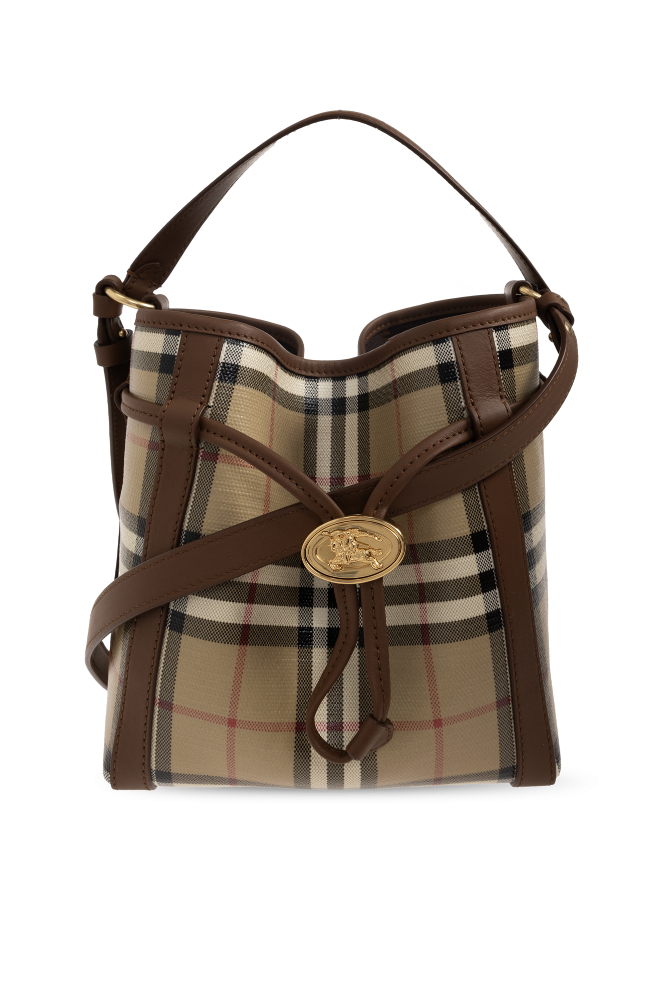 Burberry Torba ‘Drawstring Mini’, Kobiety, Brązowy
