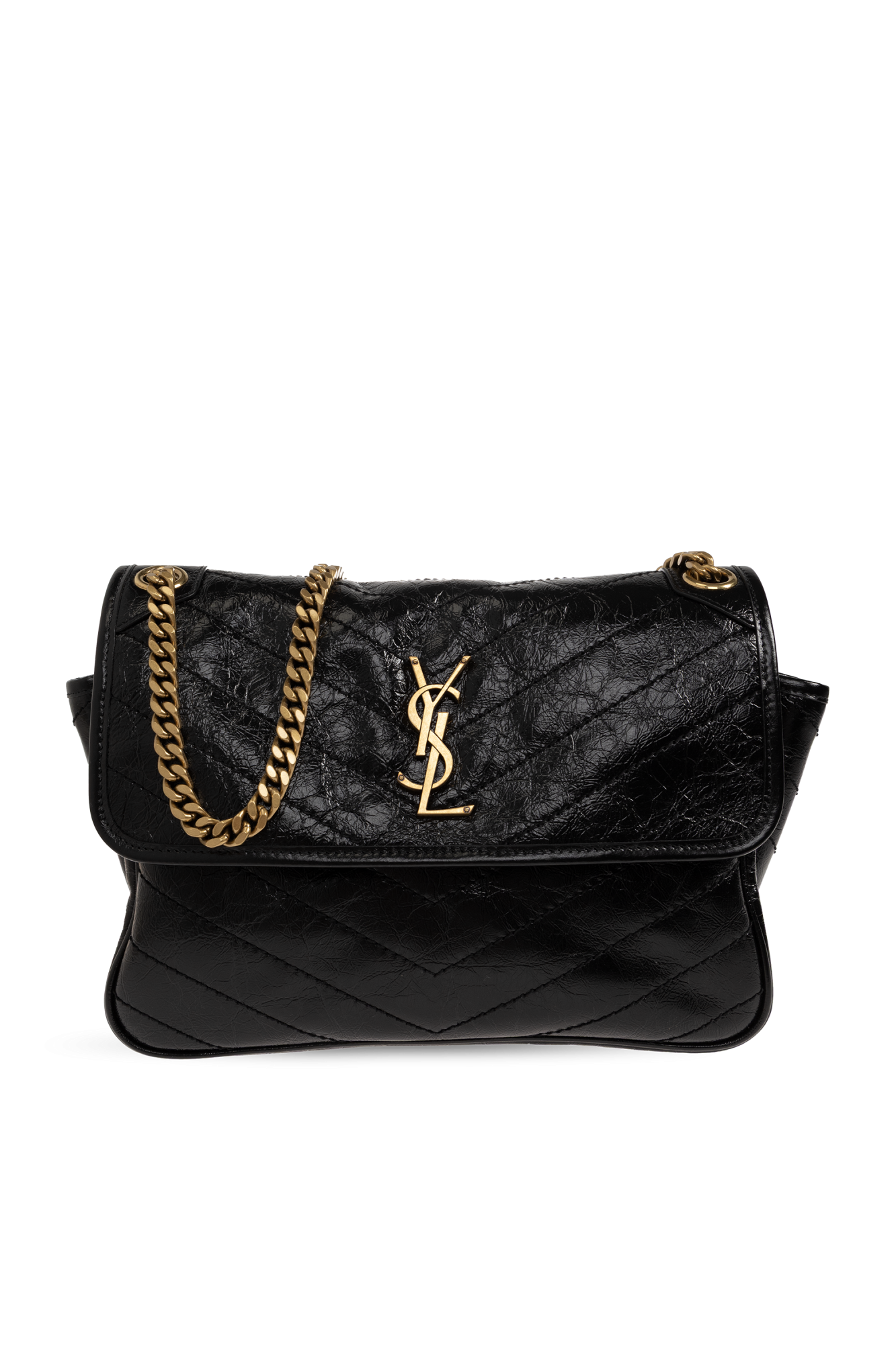 Saint Laurent Torba ‘Niki’, Kobiety, Czarny
