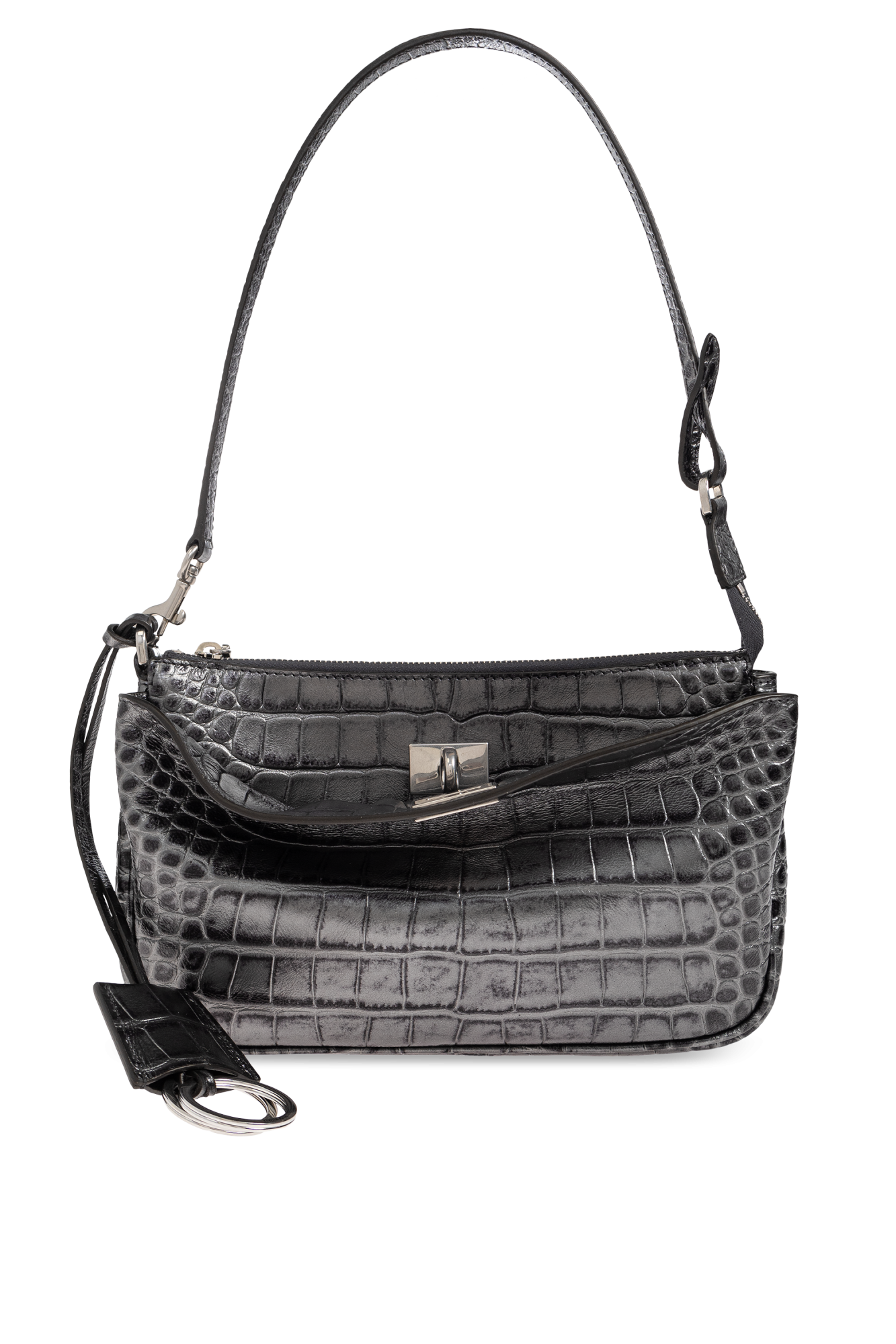 Balenciaga Torba Na Ramię `Rodeo Sing`, Kobiety, Szary
