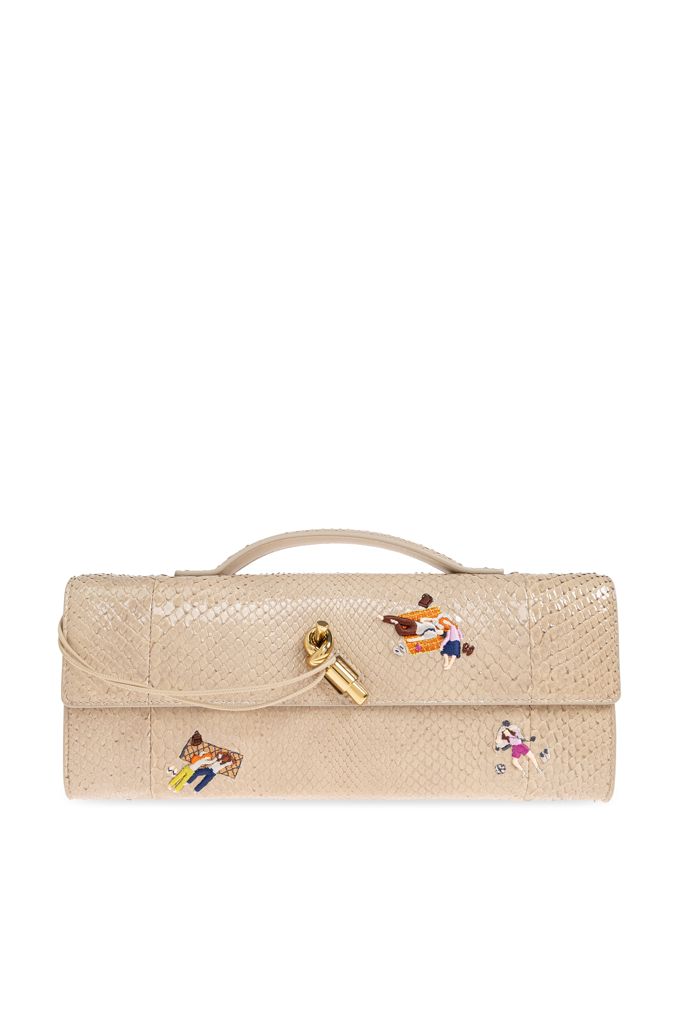Bottega Veneta Torba `Andiamo Small`, Kobiety, Beżowy