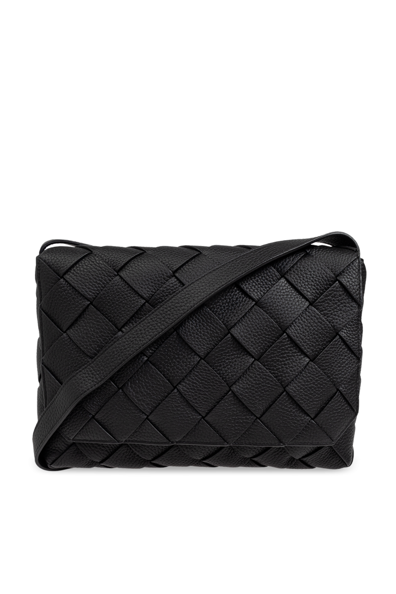 Bottega Veneta Torba Na Ramię, Mężczyźni, Czarny