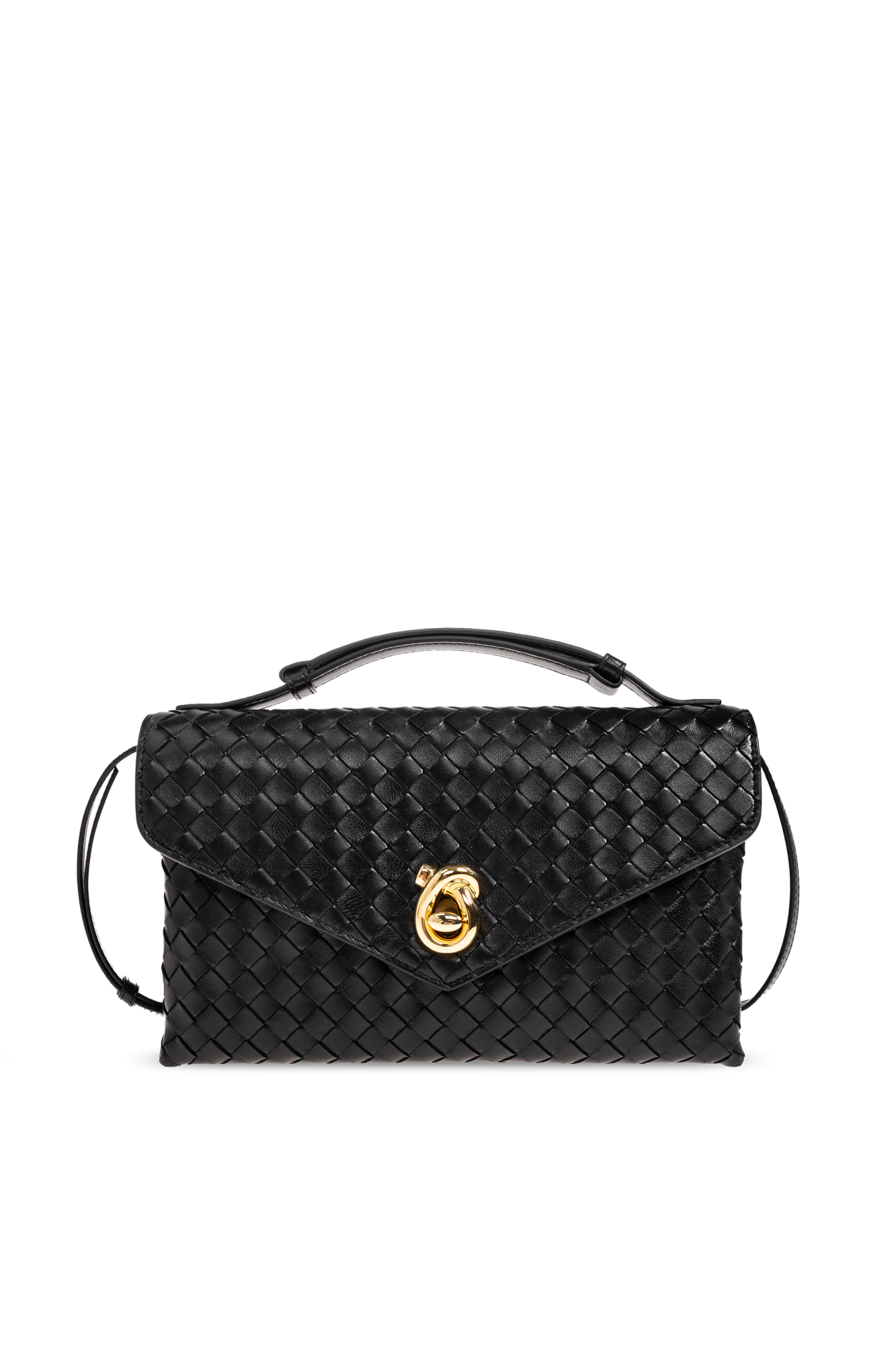 Bottega Veneta Torba `Knot Lock`, Kobiety, Czarny