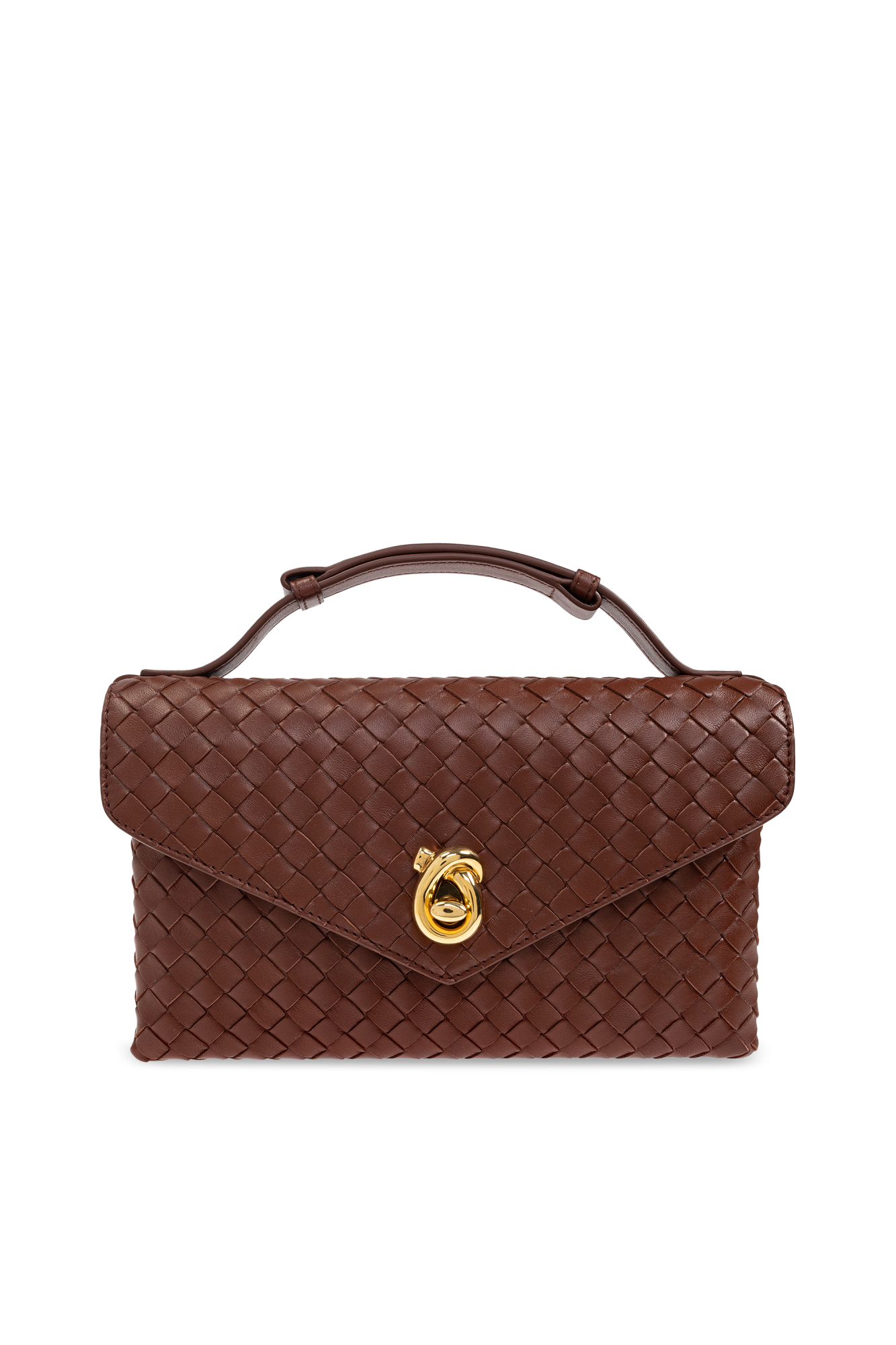 Bottega Veneta Torba Do Ręki `Knot Lock`, Kobiety, Brązowy