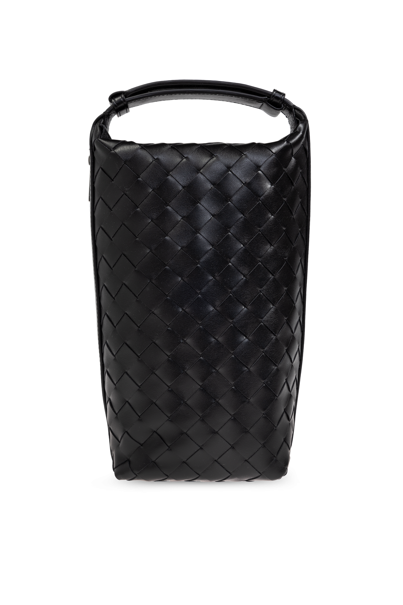 Bottega Veneta Skórzana Torba Do Ręki `Wallace`, Mężczyźni, Czarny