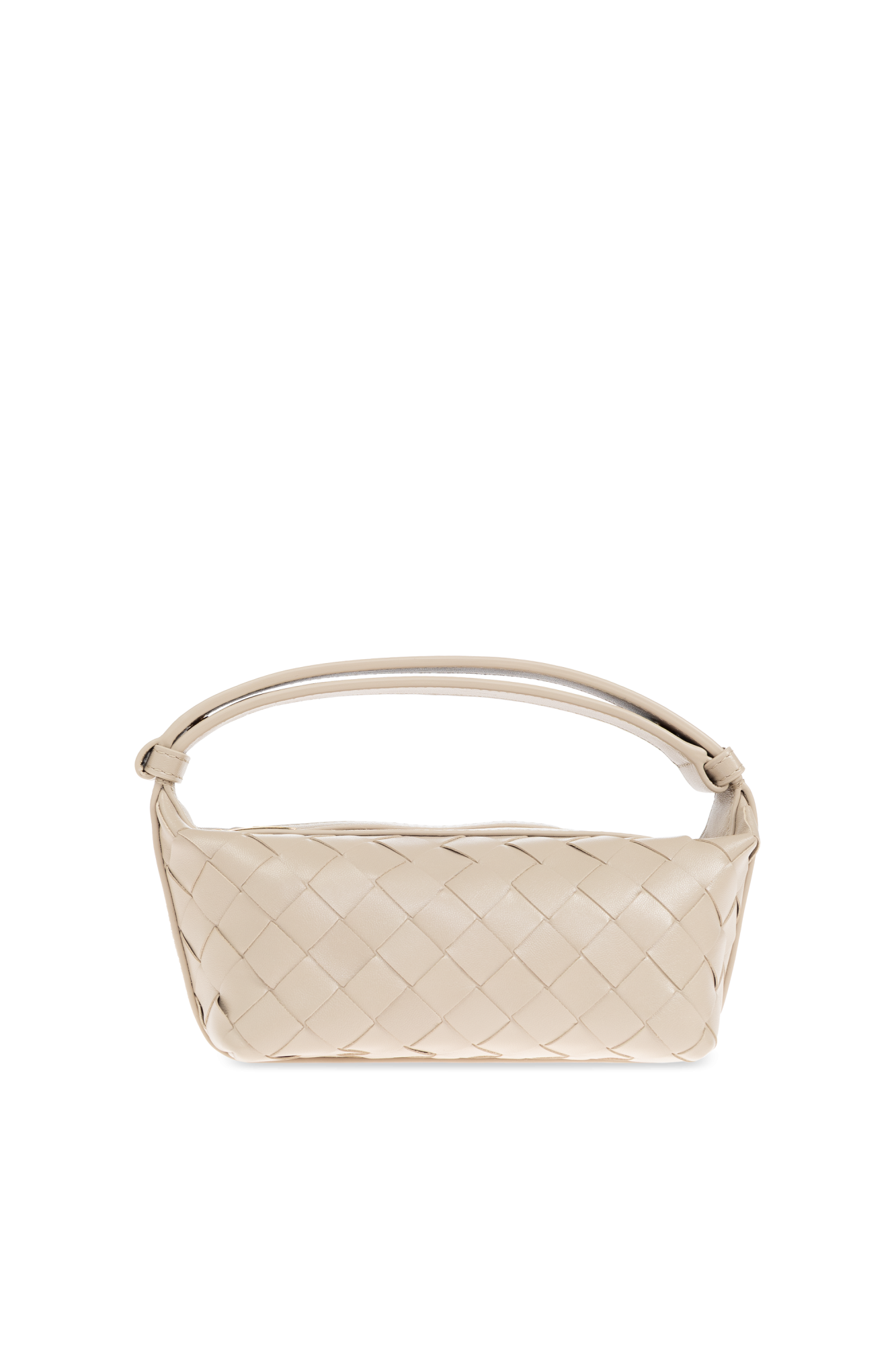 Bottega Veneta Skórzana Torba Do Ręki, Kobiety, Beżowy