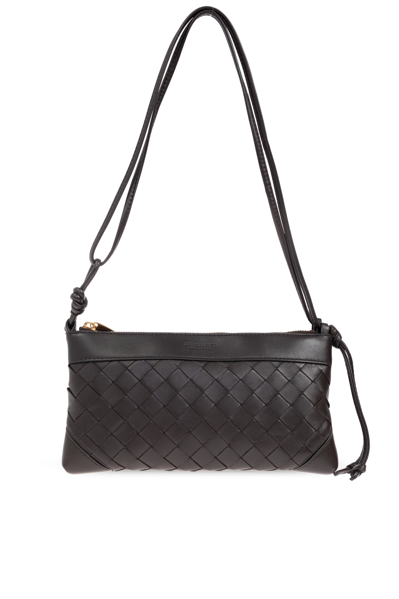 Bottega Veneta Torba Na Ramię `Andiamo`, Kobiety, Brązowy