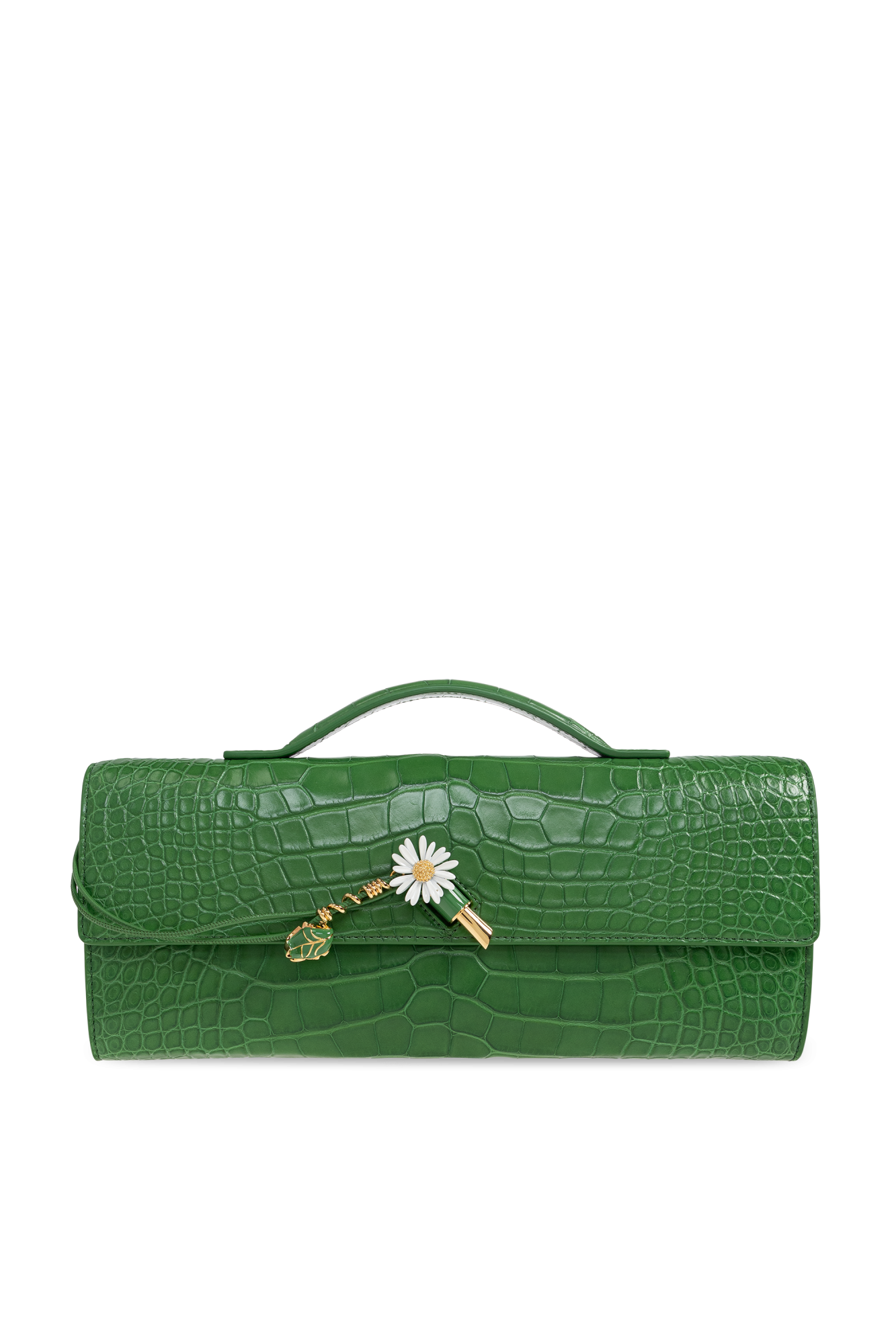 Bottega Veneta Kopertówka `Andiamo Small`, Kobiety, Zielony