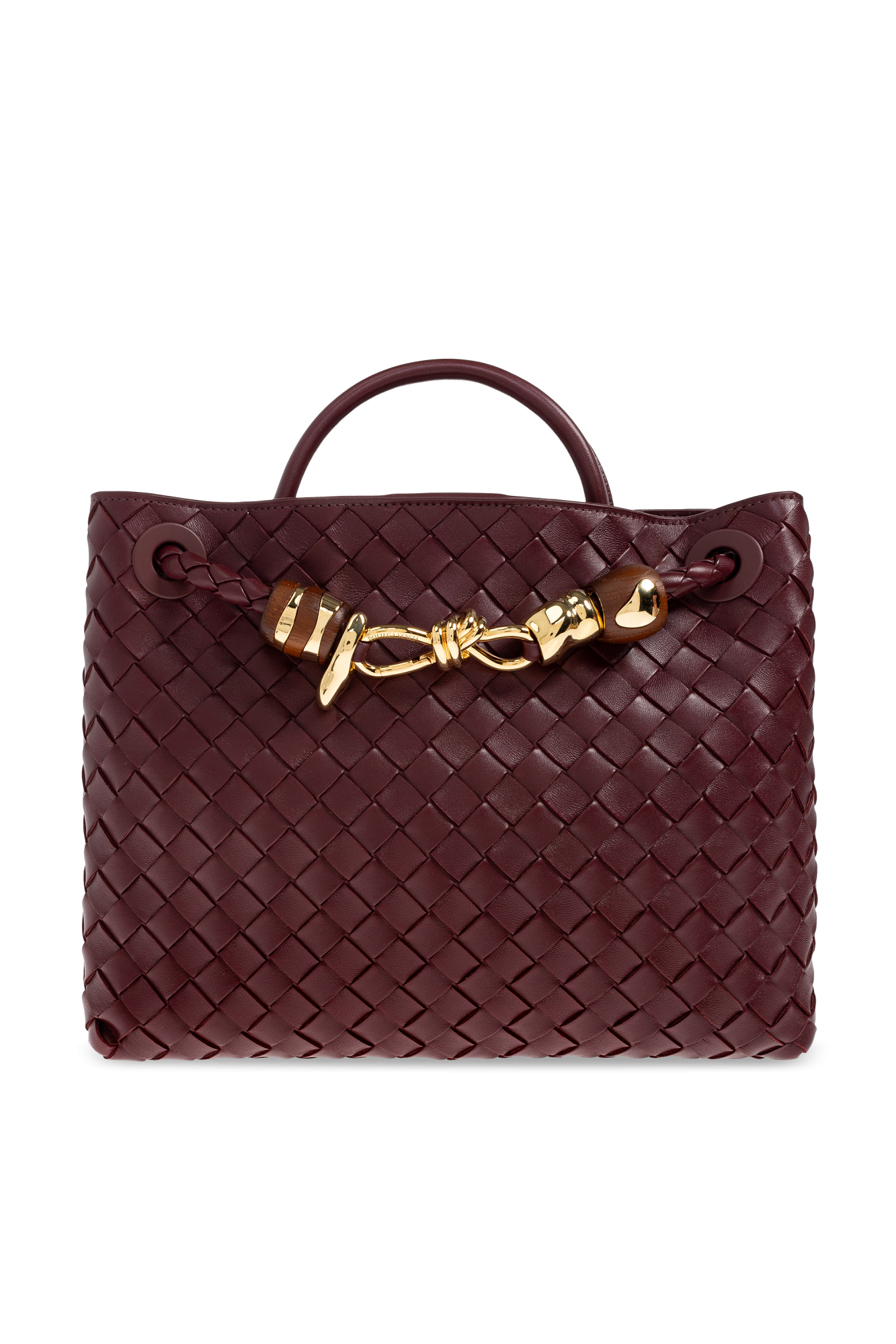 Bottega Veneta Torba Do Ręki `Andiamo`, Kobiety, Bordo