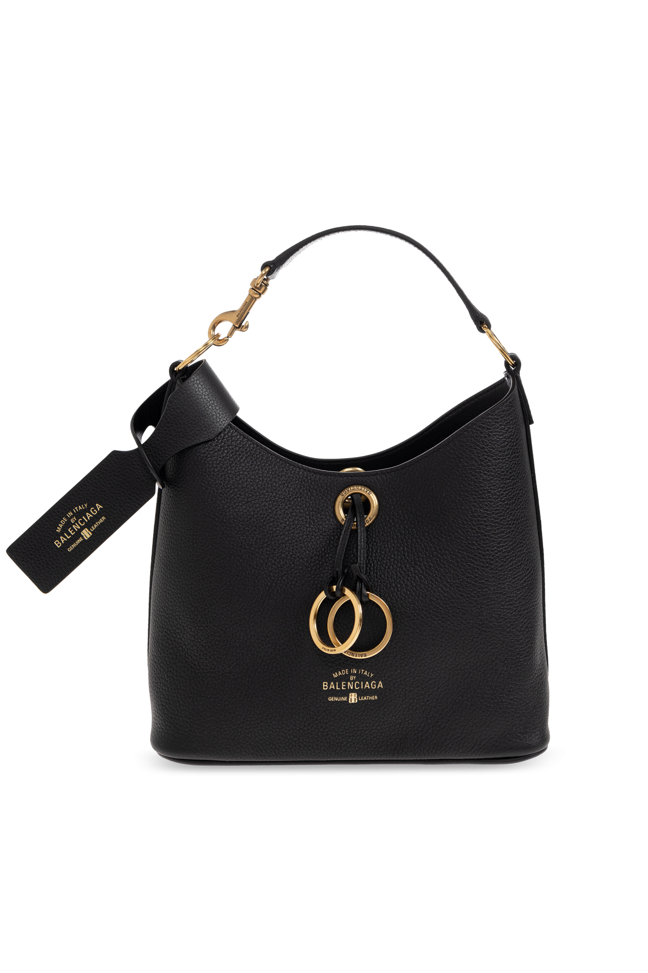 Balenciaga Torba Do Ręki ‘Carrie Small’ Typu ‘Hobo’, Kobiety, Czarny