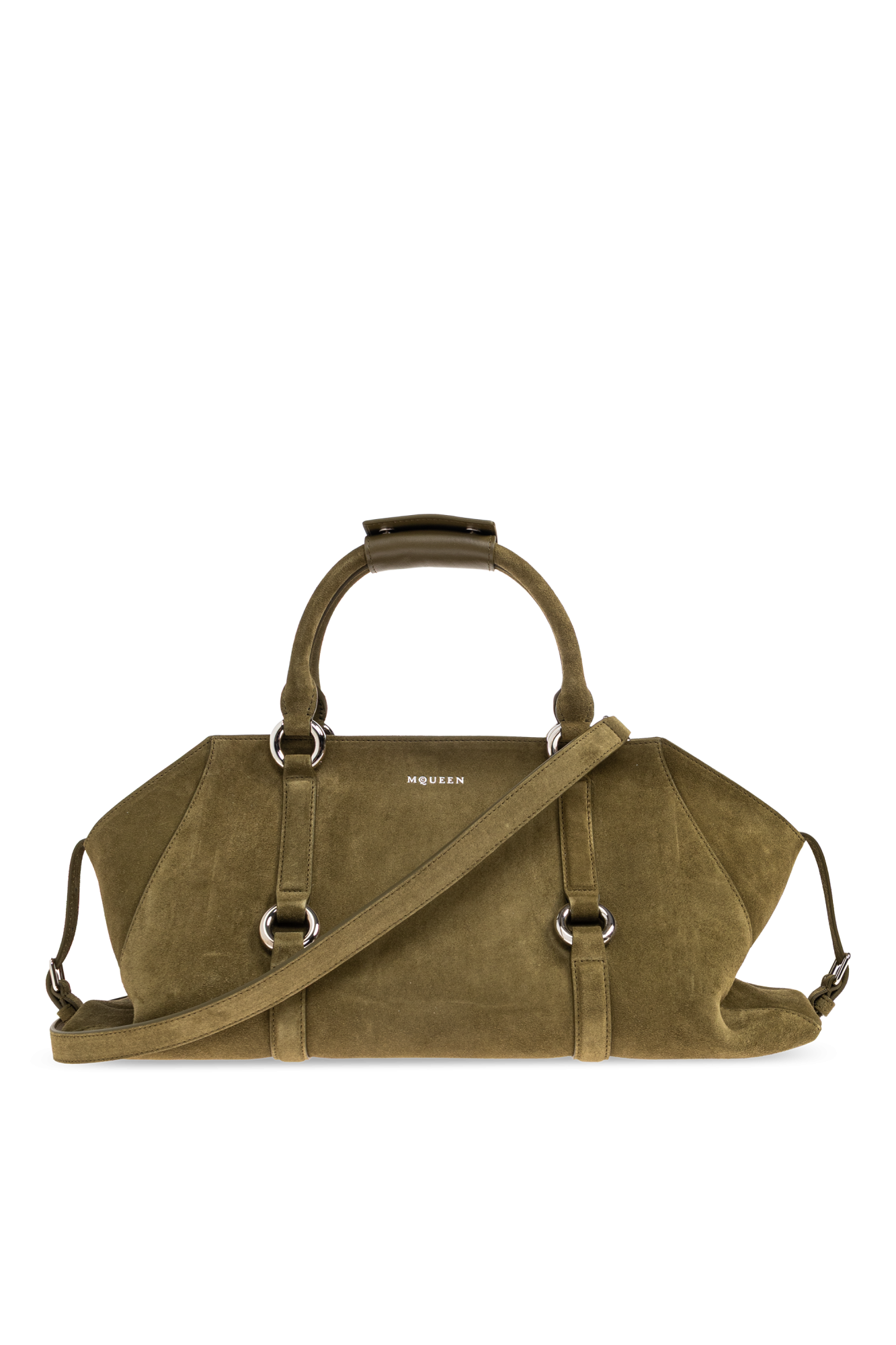 Alexander McQueen Torba Do Ręki ‘Farringdon Medium’, Kobiety, Zielony