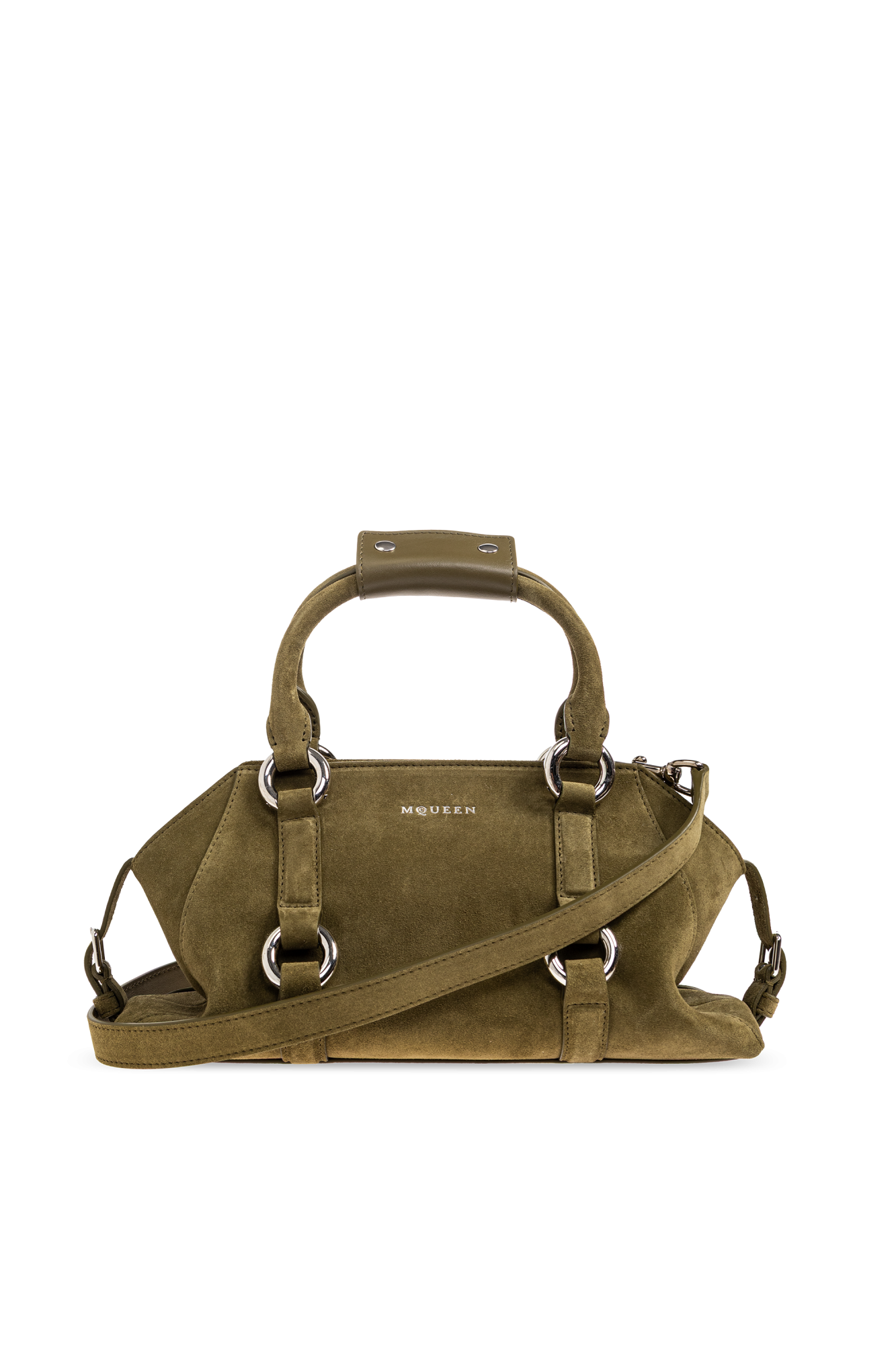 Alexander McQueen Torba Do Ręki ‘Farringdon Small’, Kobiety, Zielony