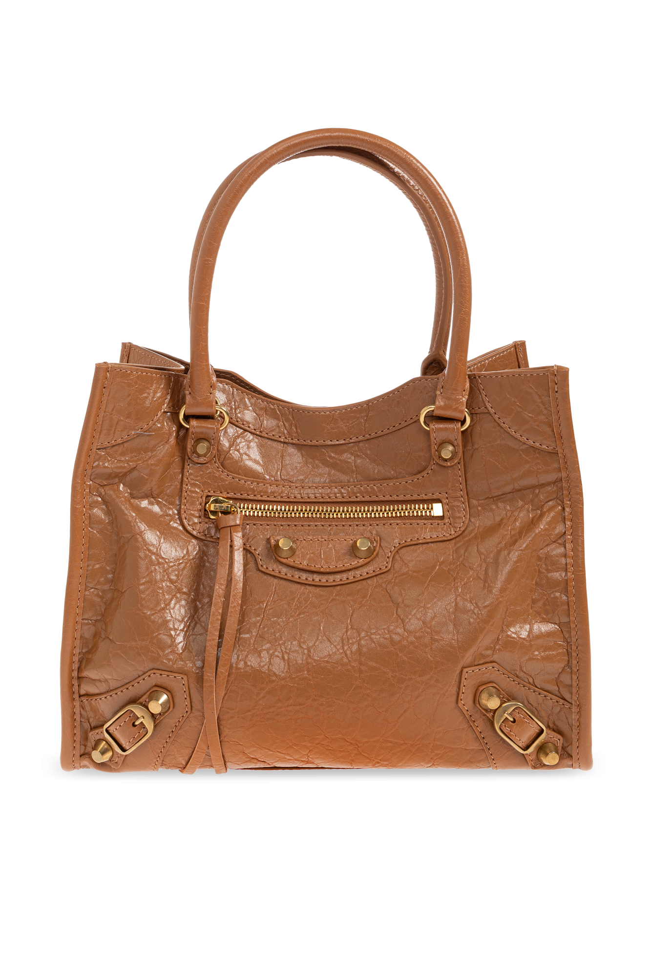 Balenciaga Torba Do Ręki ‘Le City Mini’, Kobiety, Brązowy
