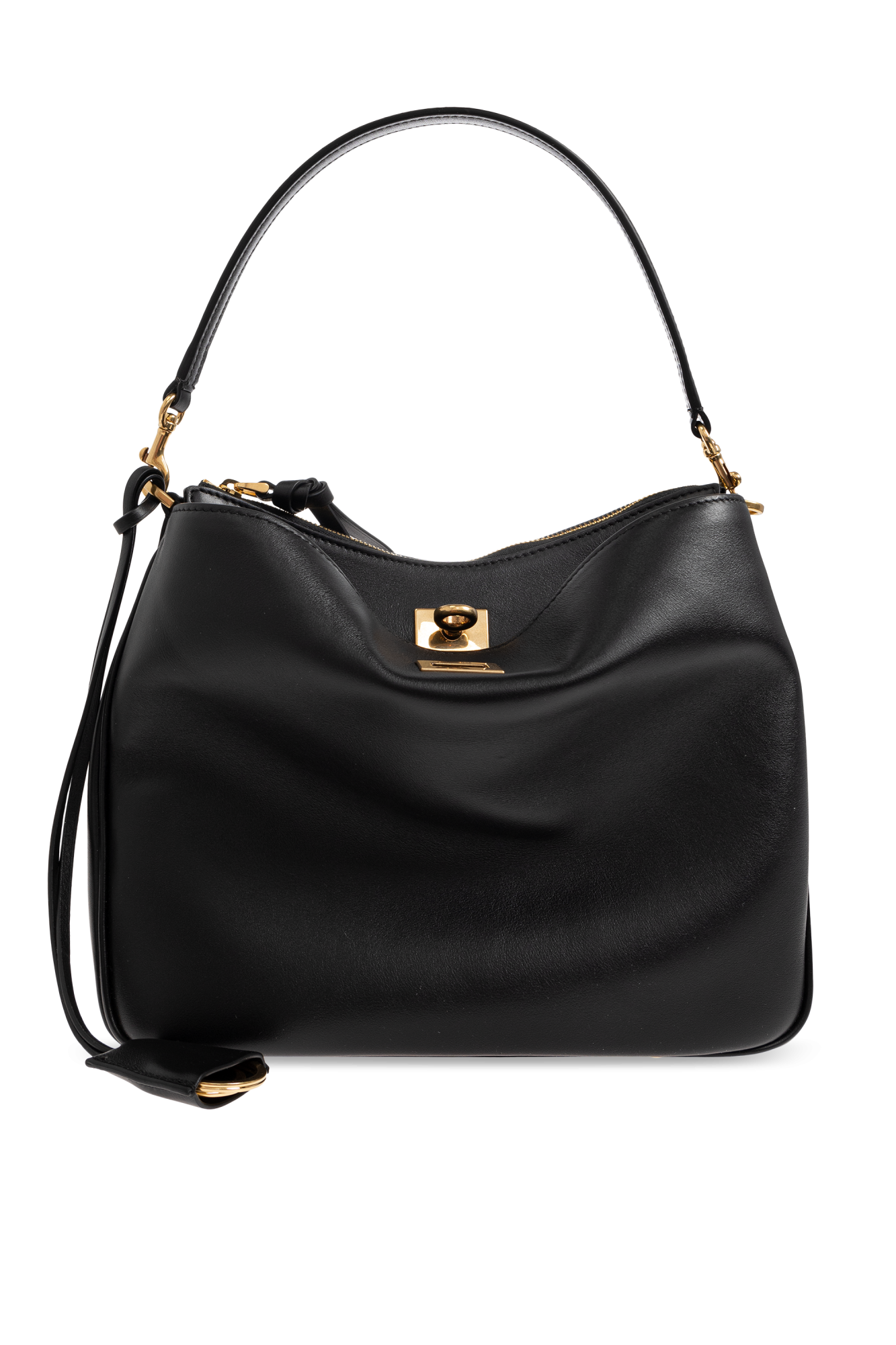 Balenciaga Torba Na Ramię ‘Rodeo Small’ Typu ‘Hobo’, Kobiety, Czarny