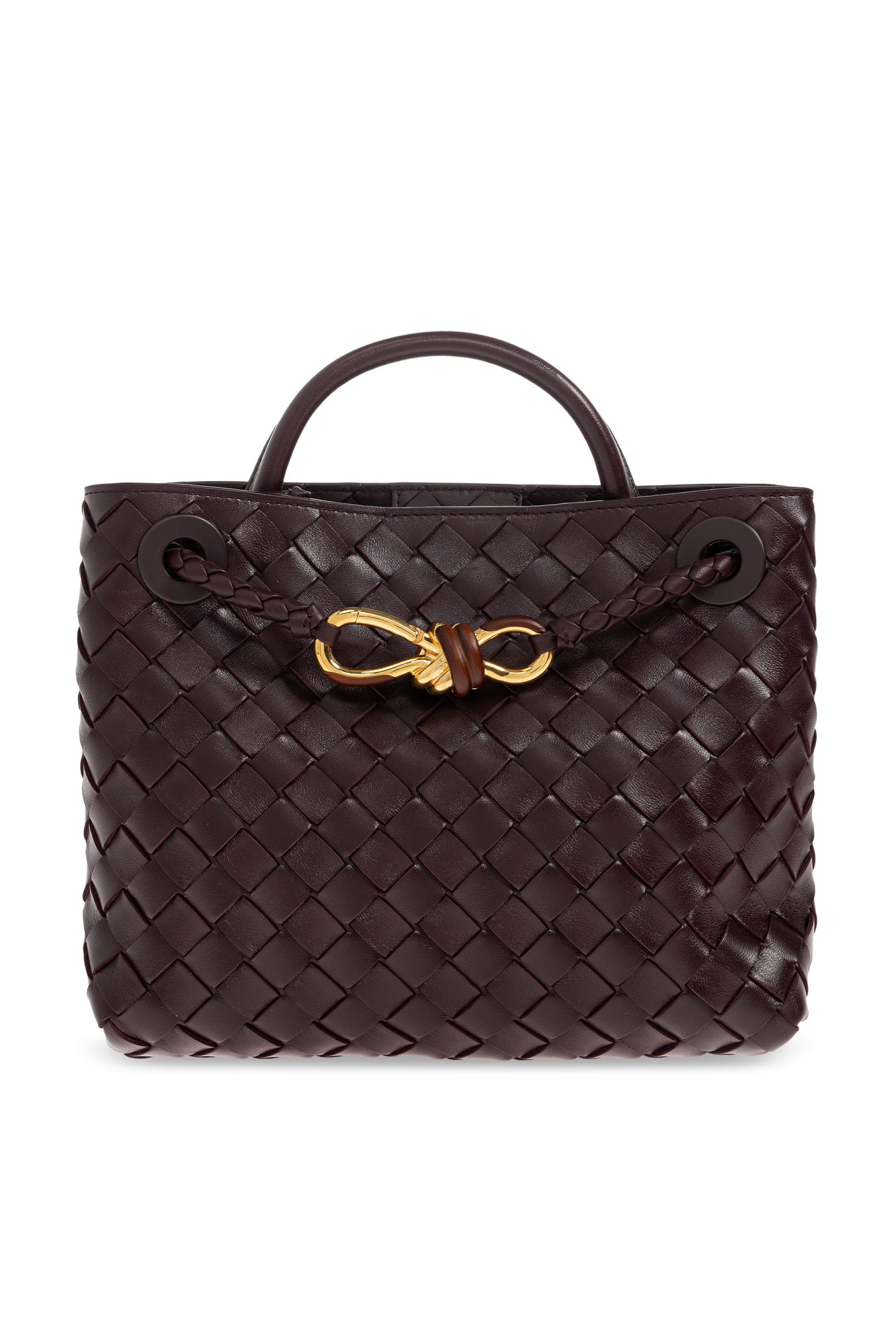 Bottega Veneta Torba Do Ręki `Andiamo Small`, Kobiety, Bordo
