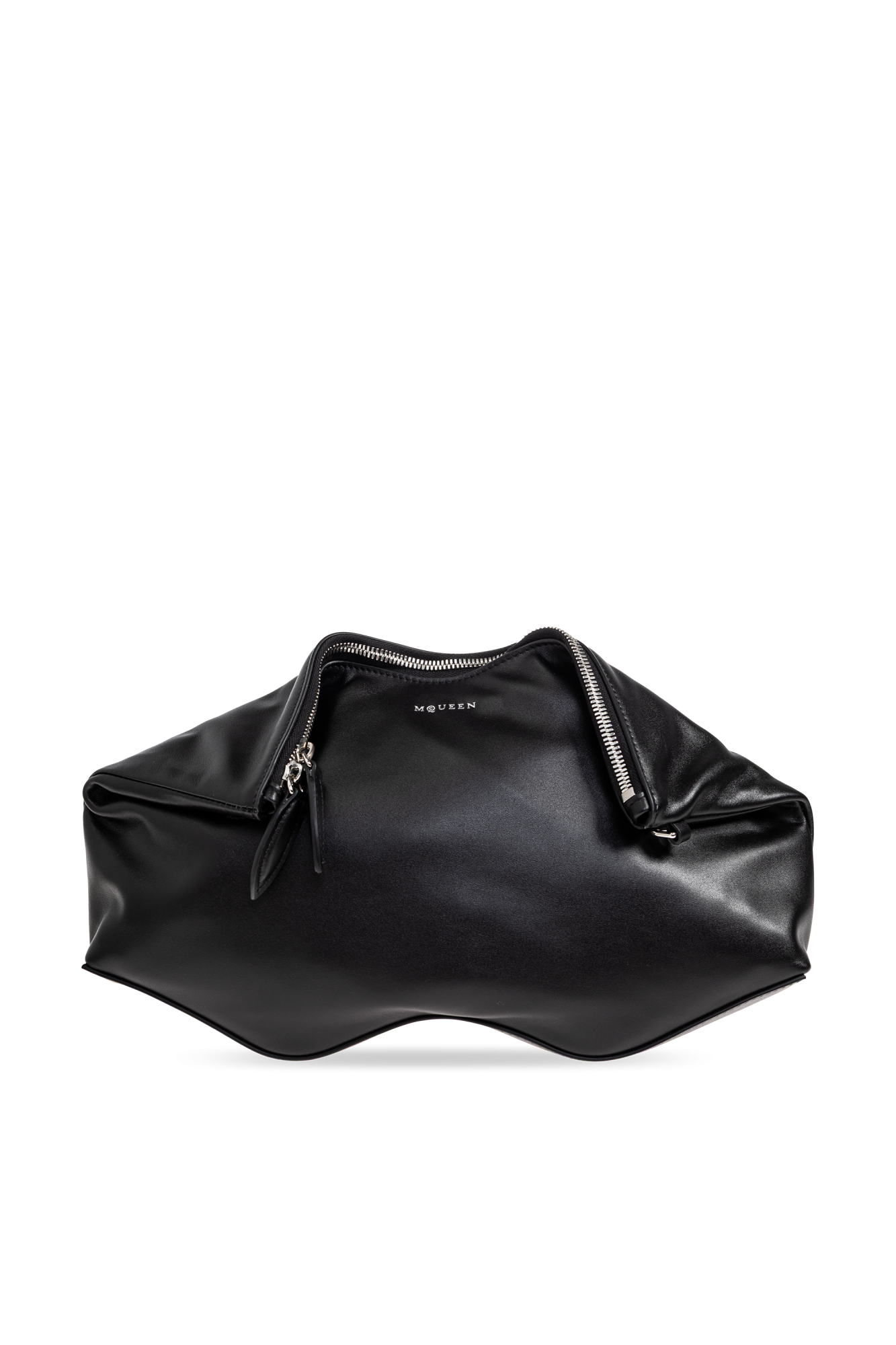 Alexander McQueen Torba Na Pas `Manta`, Mężczyźni, Czarny