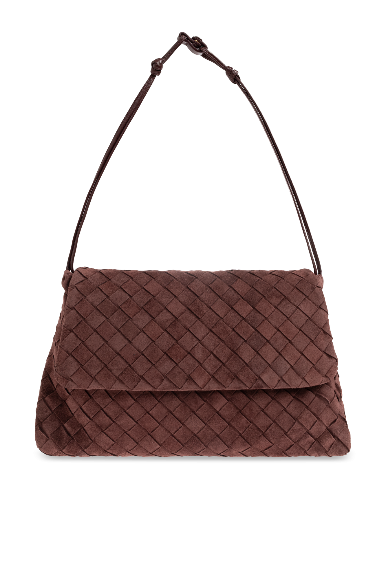 Bottega Veneta Torba Na Ramię `Giorno Medium`, Kobiety, Bordo