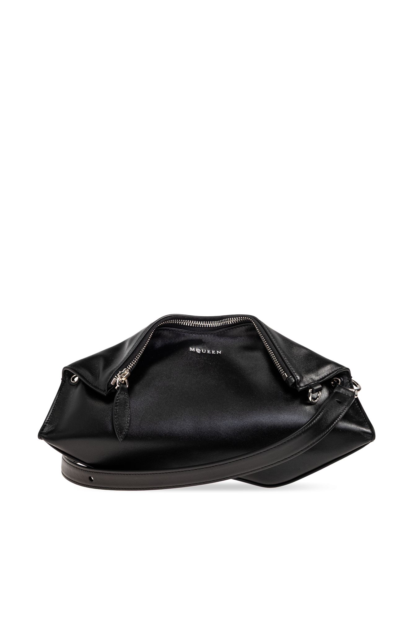 Alexander McQueen Torba Na Ramię `Manta`, Kobiety, Czarny