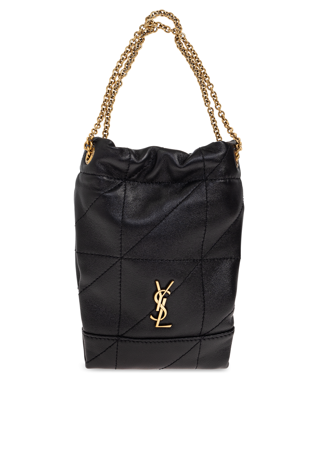 Saint Laurent Torba Do Ręki Z Logo, Kobiety, Czarny